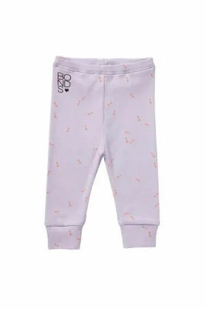 4 x Baby Bonds Leggings Unisex Stretchy Purple Cuffed Bottom Tracksuit