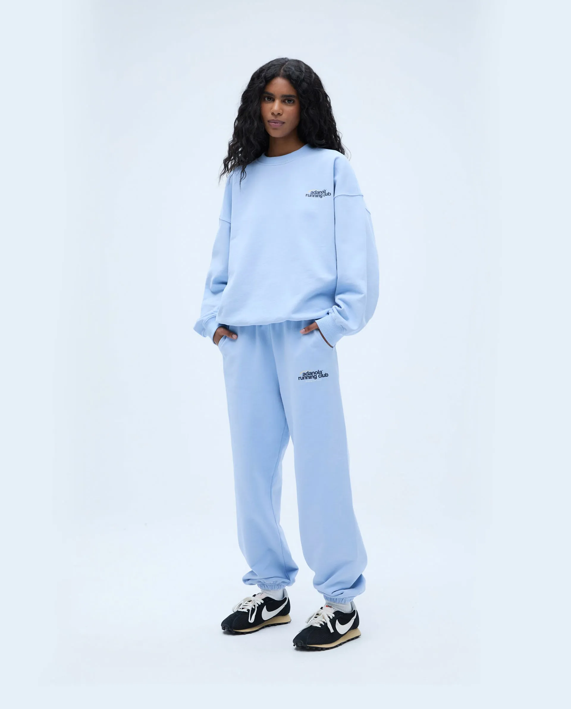 Adanola Running Oversized Sweatshirt - Powder Blue