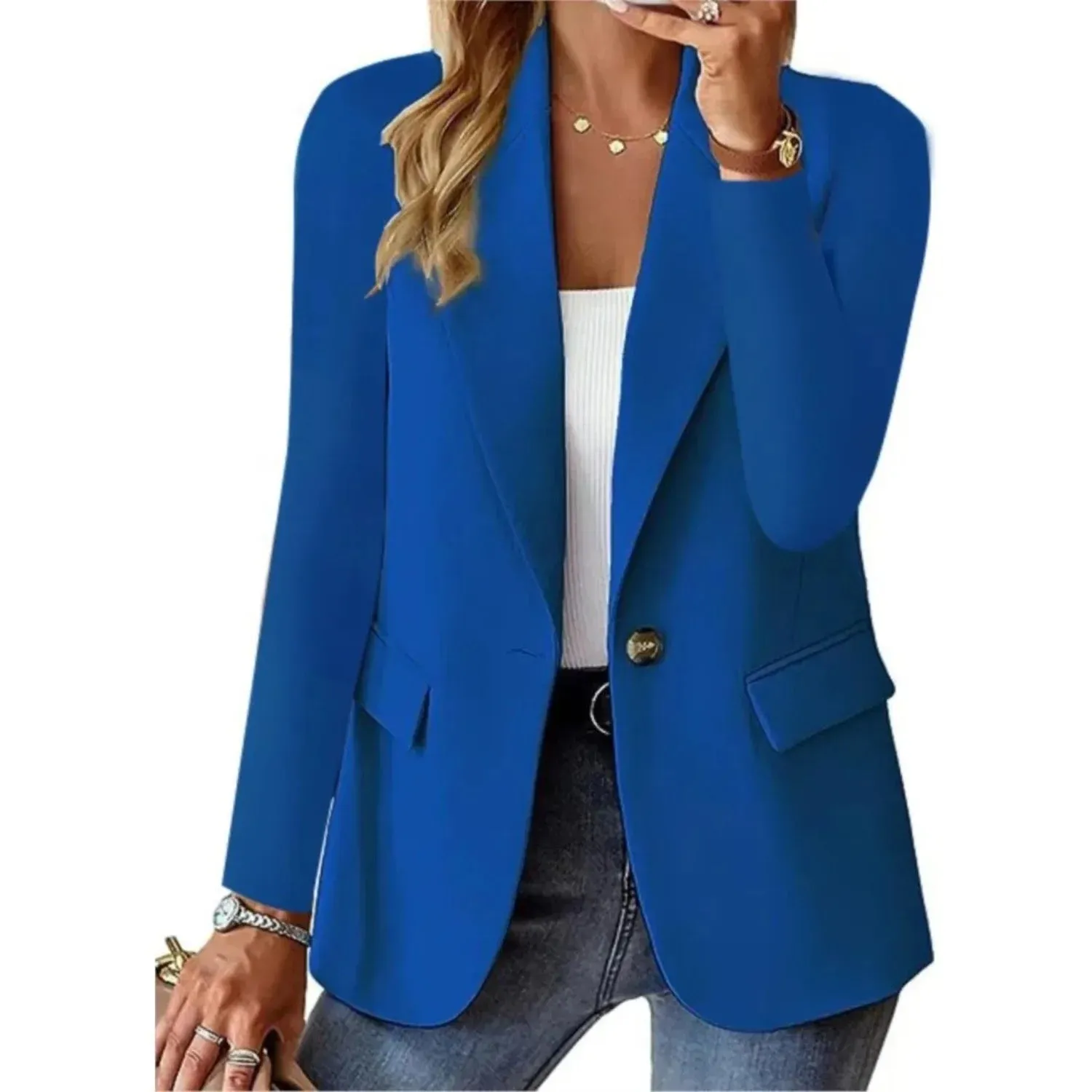 Amber™ | Chic and Casual Long Sleeve Blazer