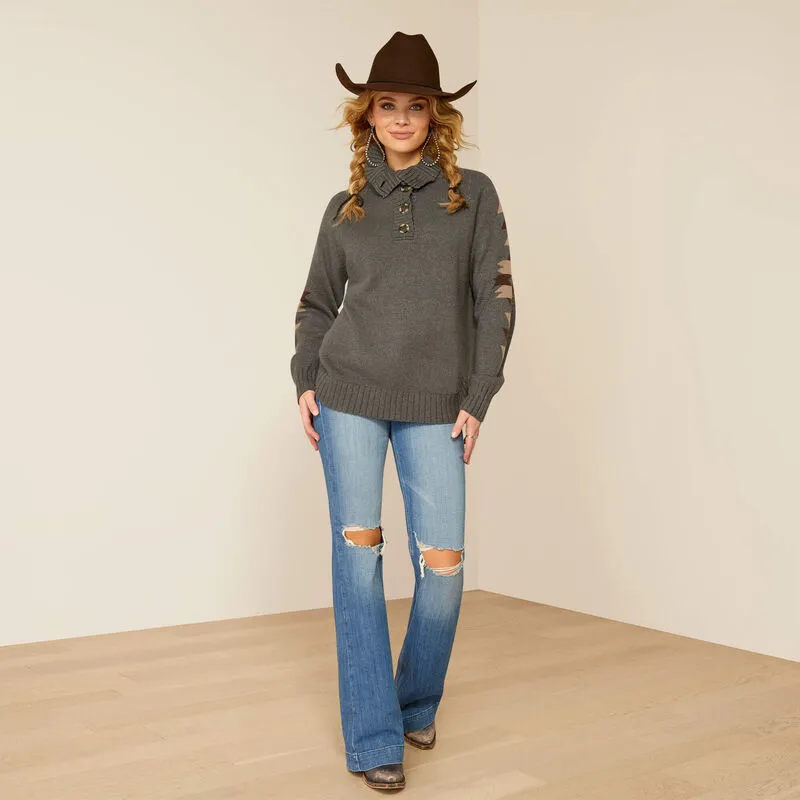 Ariat Women's Madison Sweater - Heather Grey