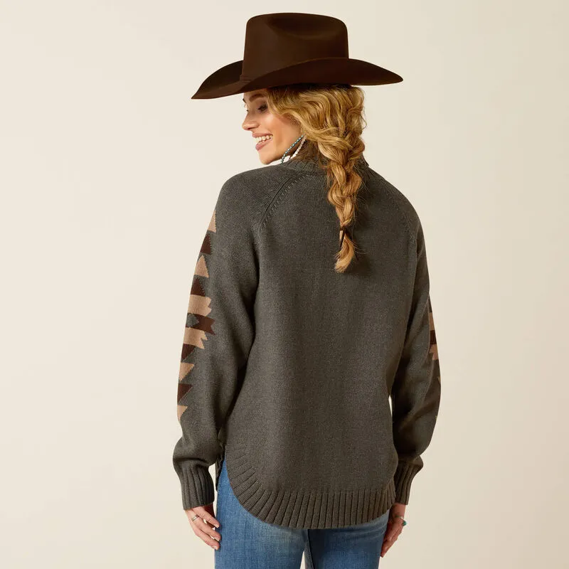 Ariat Women's Madison Sweater - Heather Grey