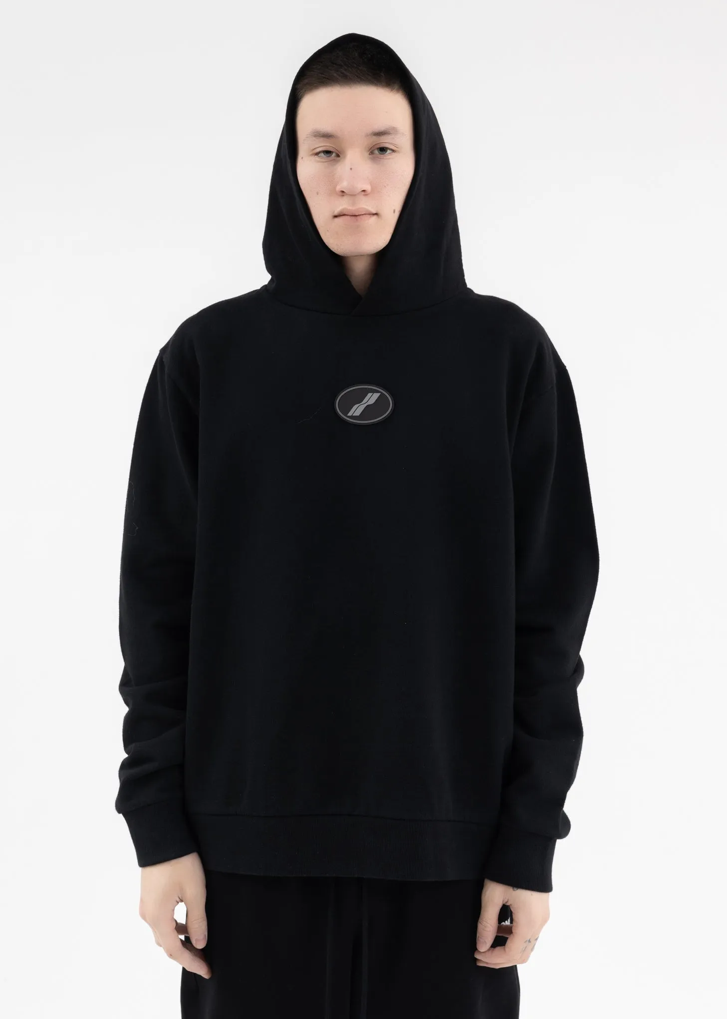 BLACK SYMBOL WAPPEN HOODIE