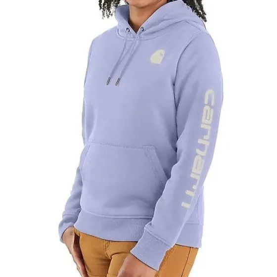 Carhartt Women's Hoodie Relaxed Fit Graphic Pullover Seasonal Colours