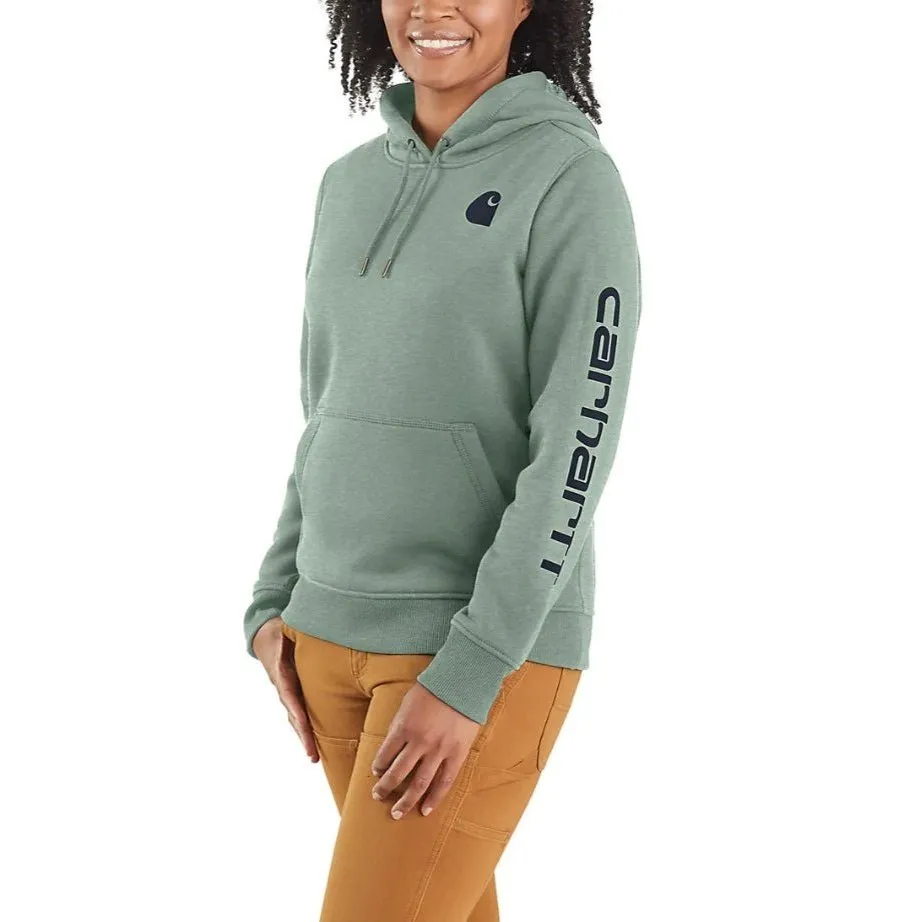 Carhartt Women's Hoodie Relaxed Fit Graphic Pullover Seasonal Colours
