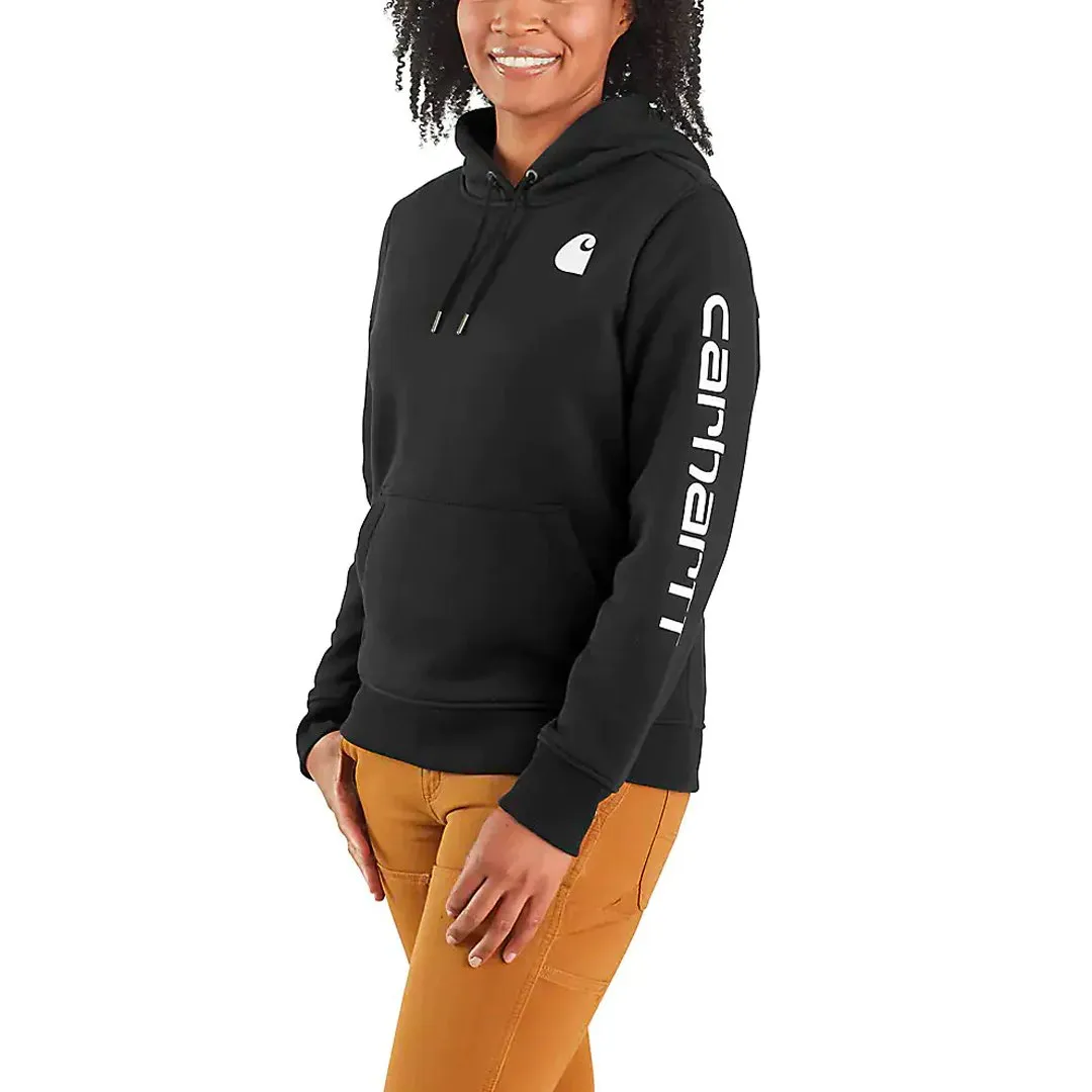 Carhartt Women's Hoodie Relaxed Fit Graphic Pullover Seasonal Colours