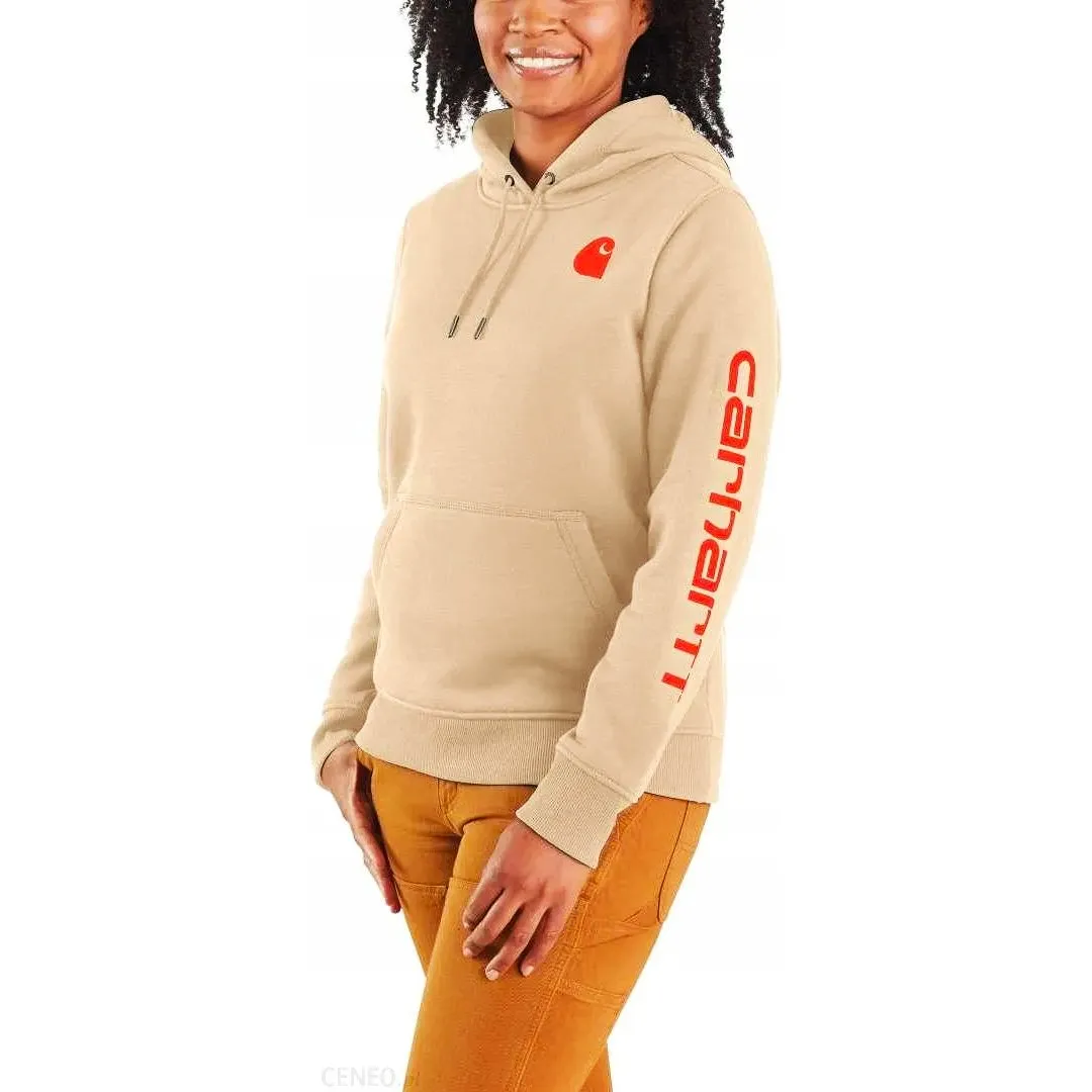 Carhartt Women's Hoodie Relaxed Fit Graphic Pullover Seasonal Colours
