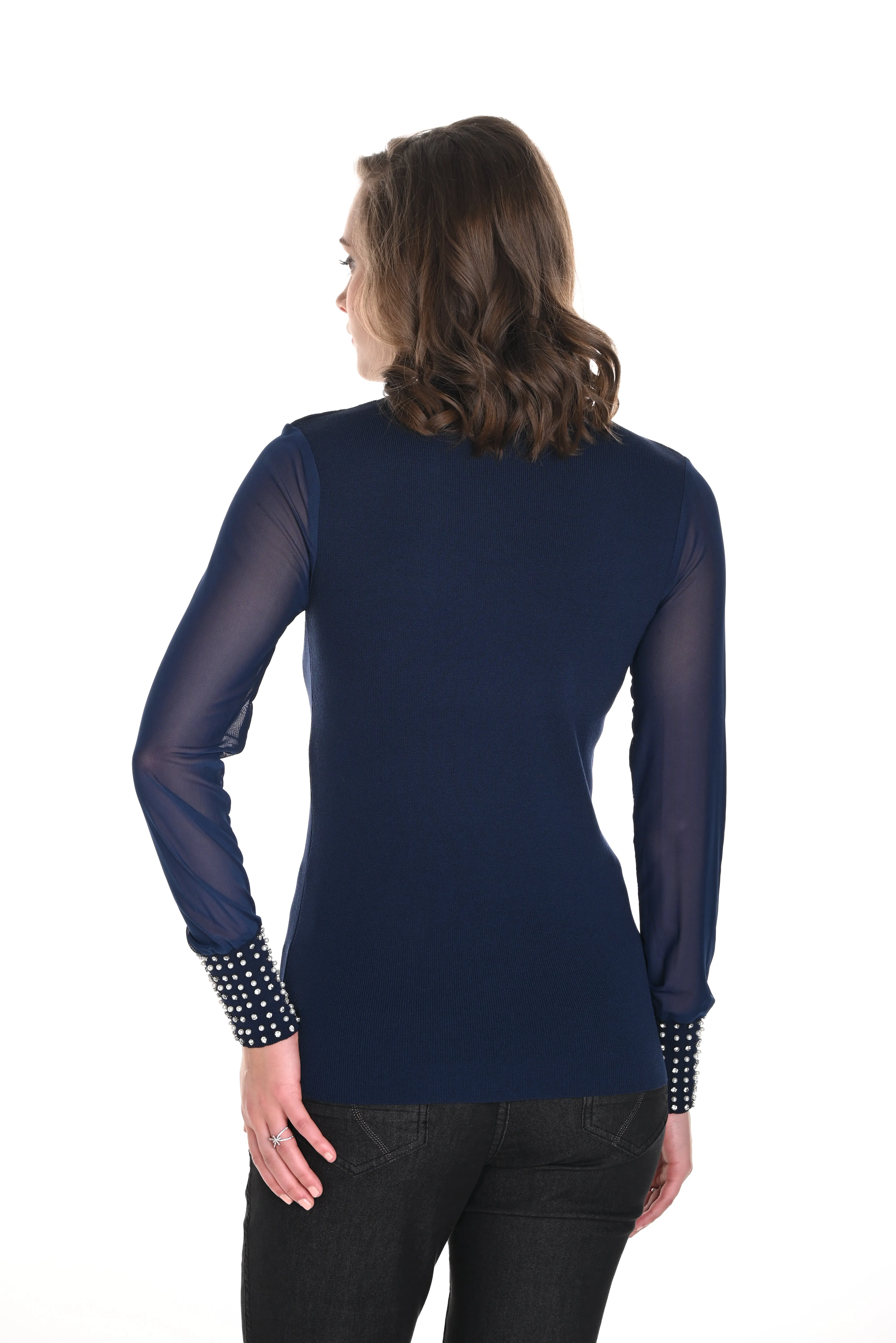 Chic Mock Neck Pullover