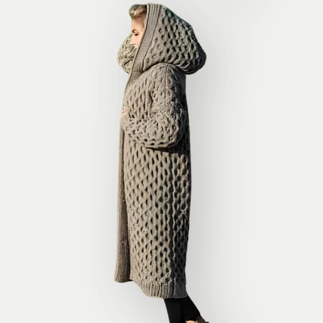 Claire - Hooded Wool Cardigan