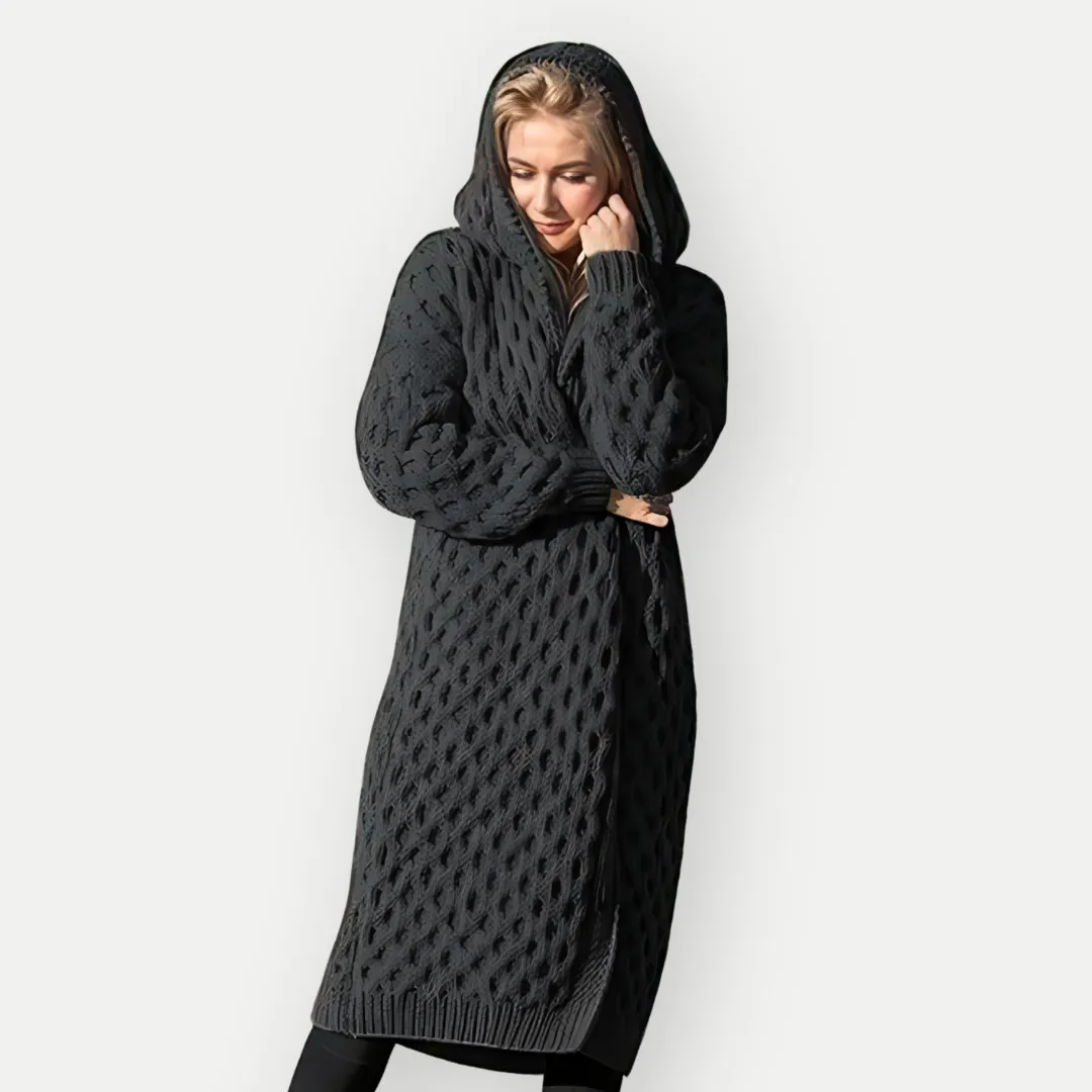 Claire - Hooded Wool Cardigan