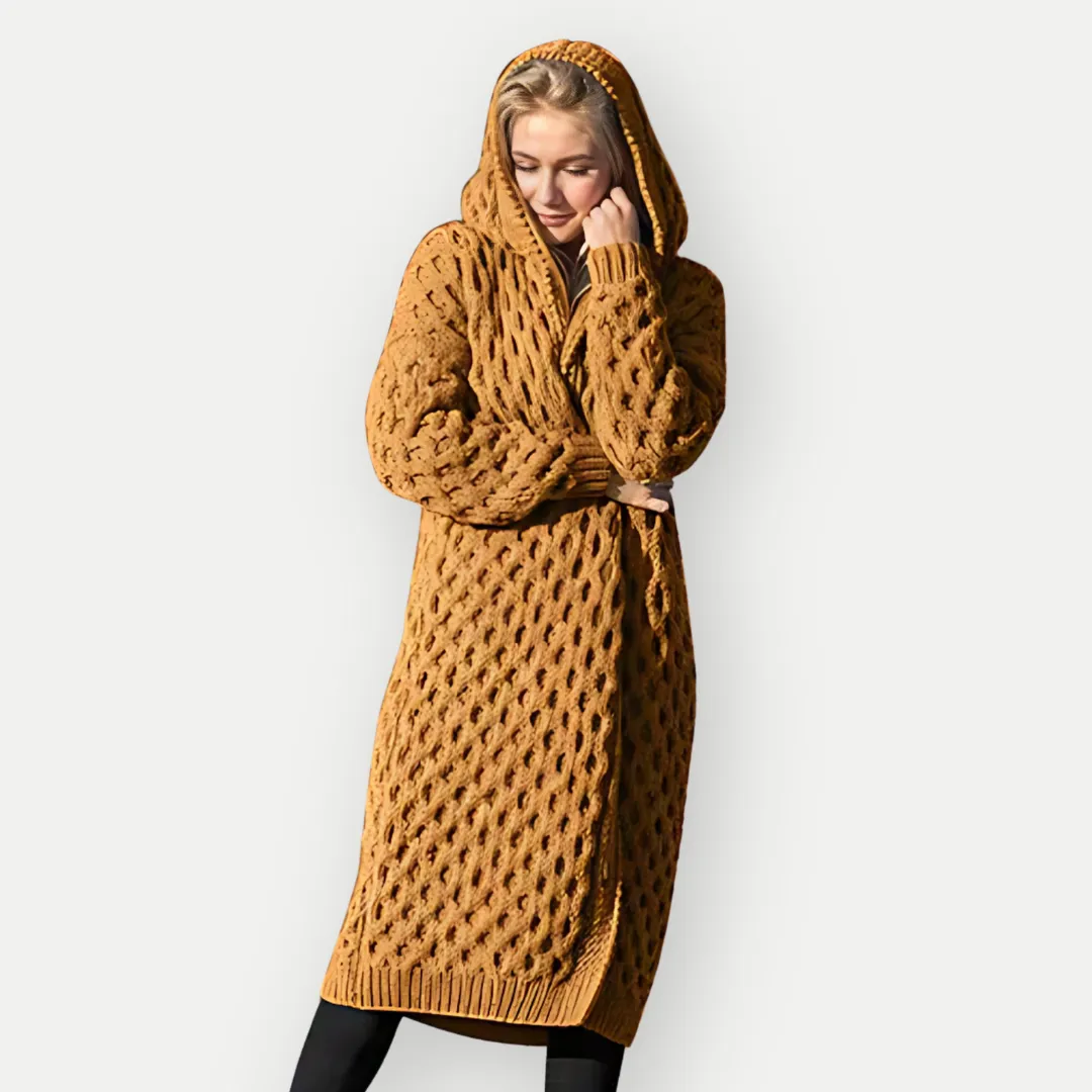 Claire - Hooded Wool Cardigan