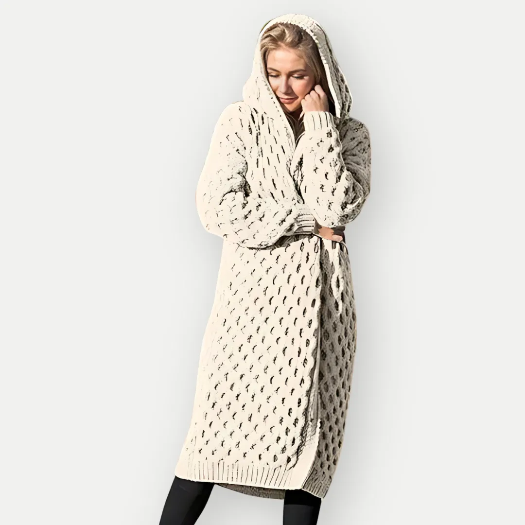 Claire - Hooded Wool Cardigan
