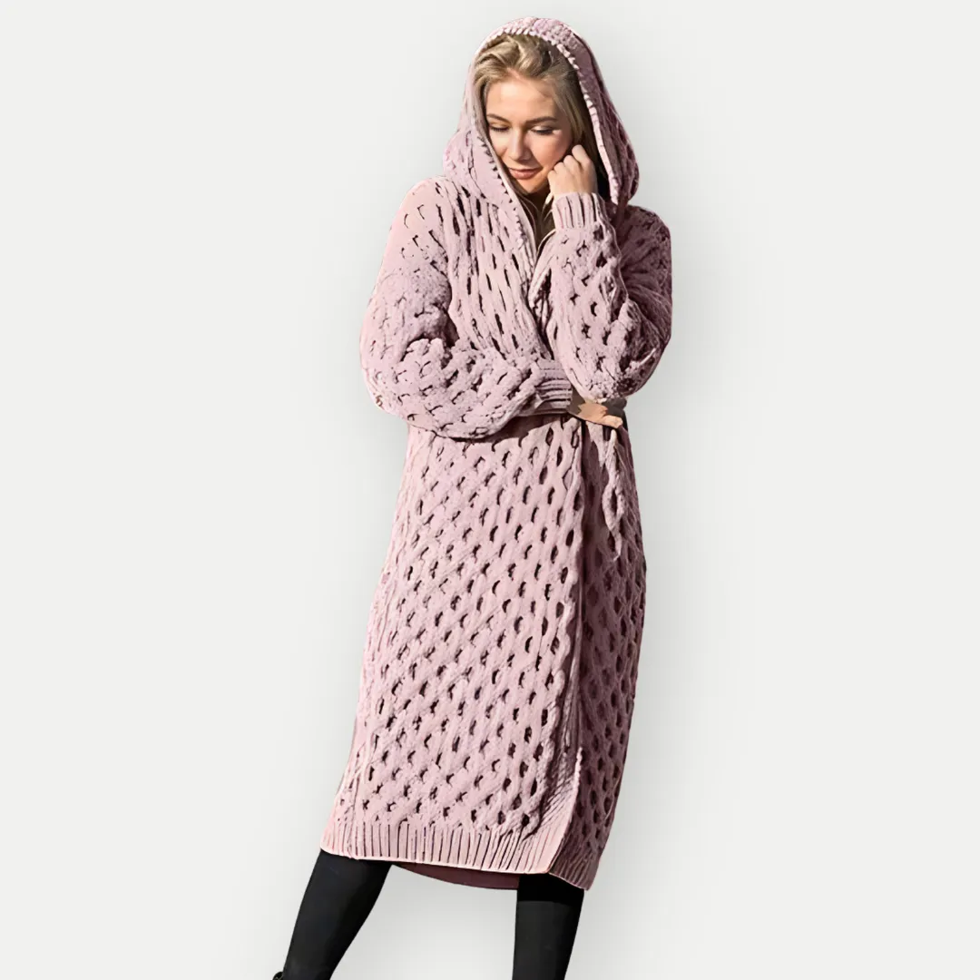 Claire - Hooded Wool Cardigan