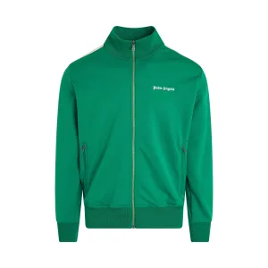 Classic Logo Track Jacket in Green/Off White