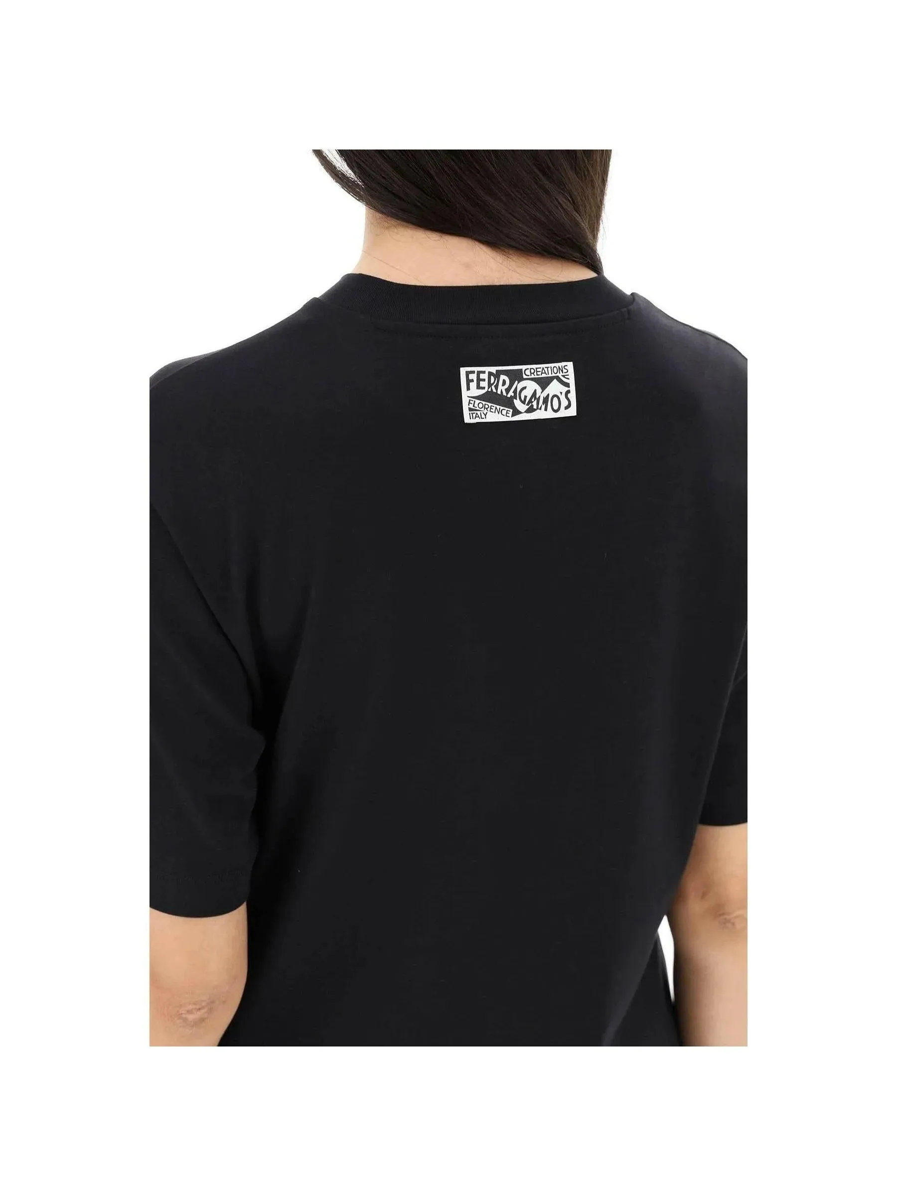 Crewneck T-Shirt in Cotton Silk