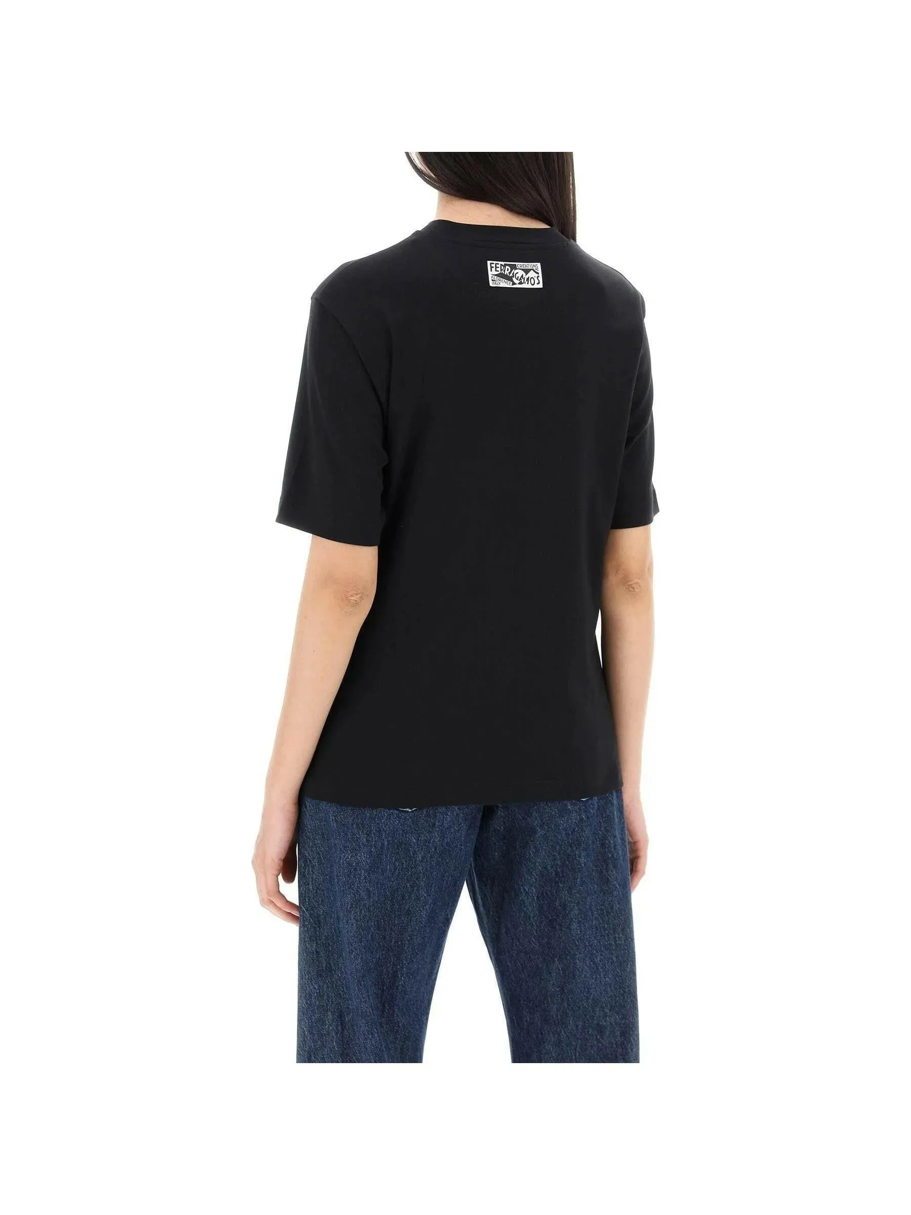 Crewneck T-Shirt in Cotton Silk
