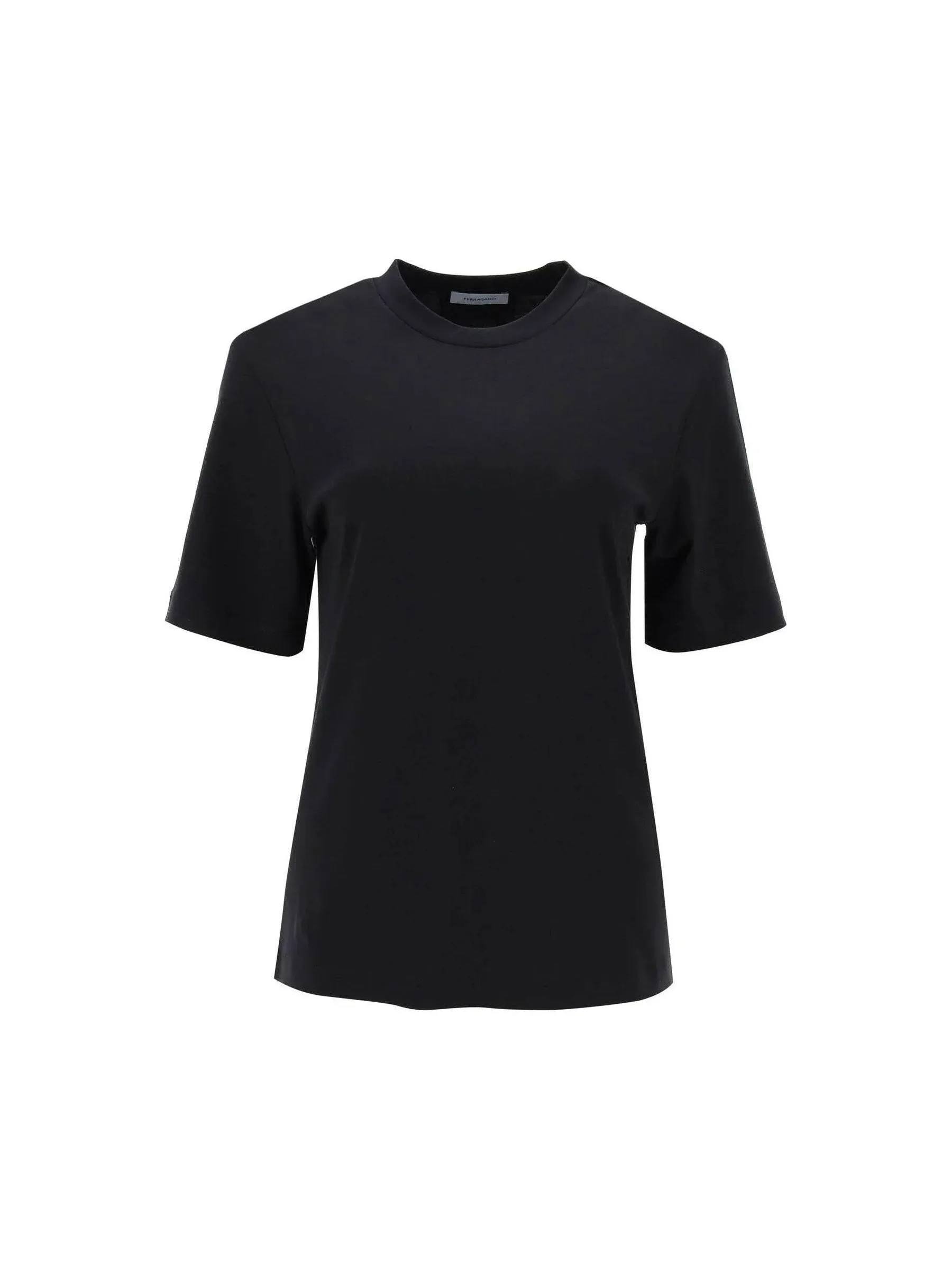 Crewneck T-Shirt in Cotton Silk