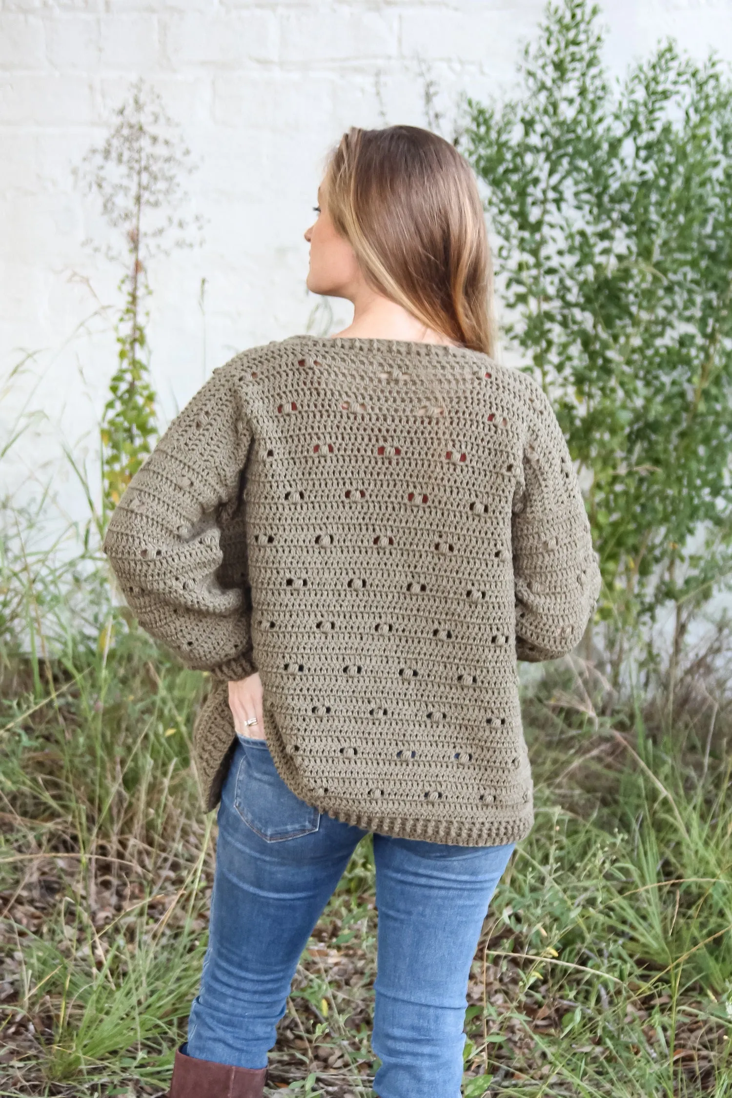 Crochet Kit - Puff Stitch Cardigan