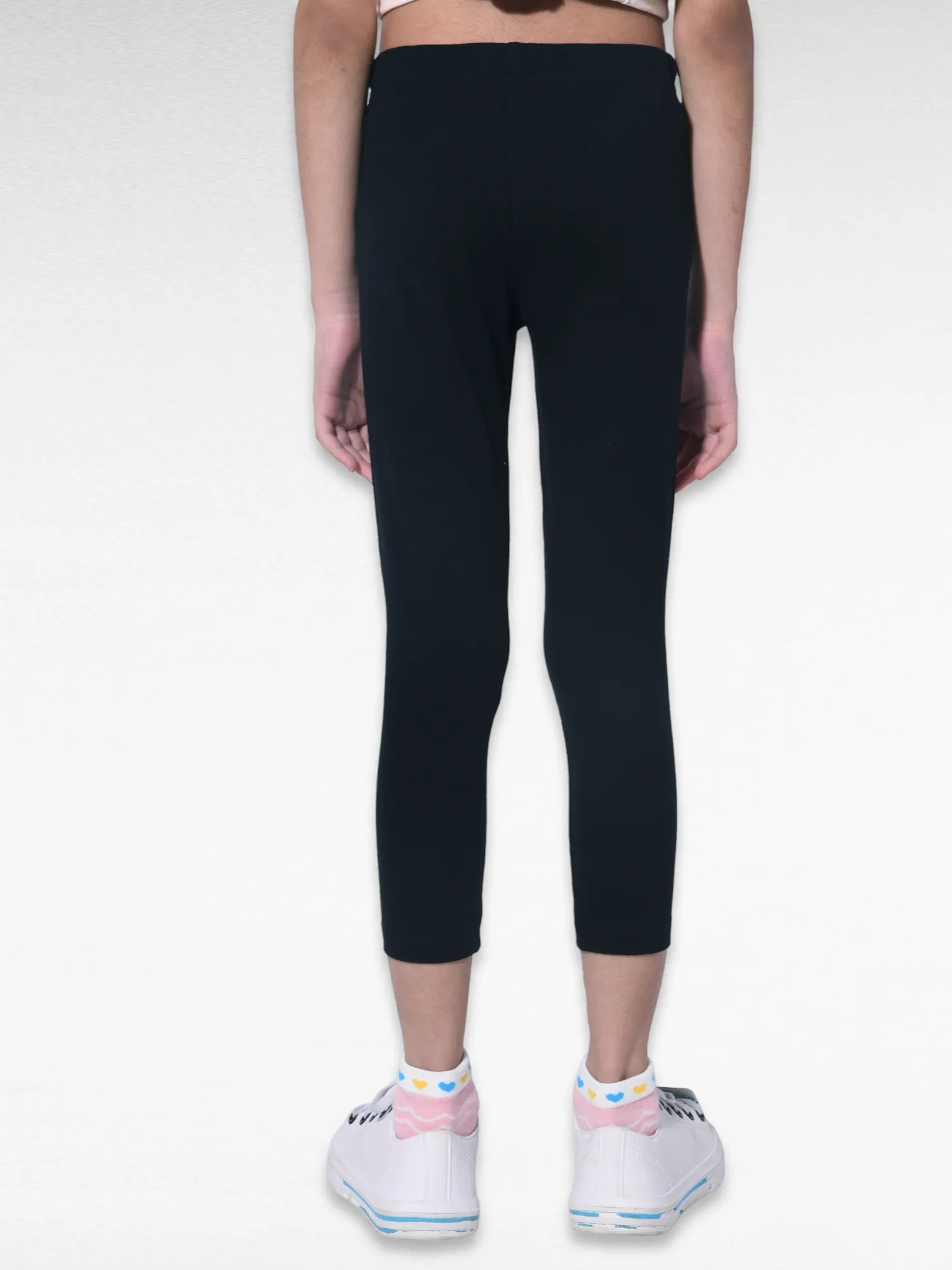 Daily Routine Girls Leggings - Black | Ankle Length