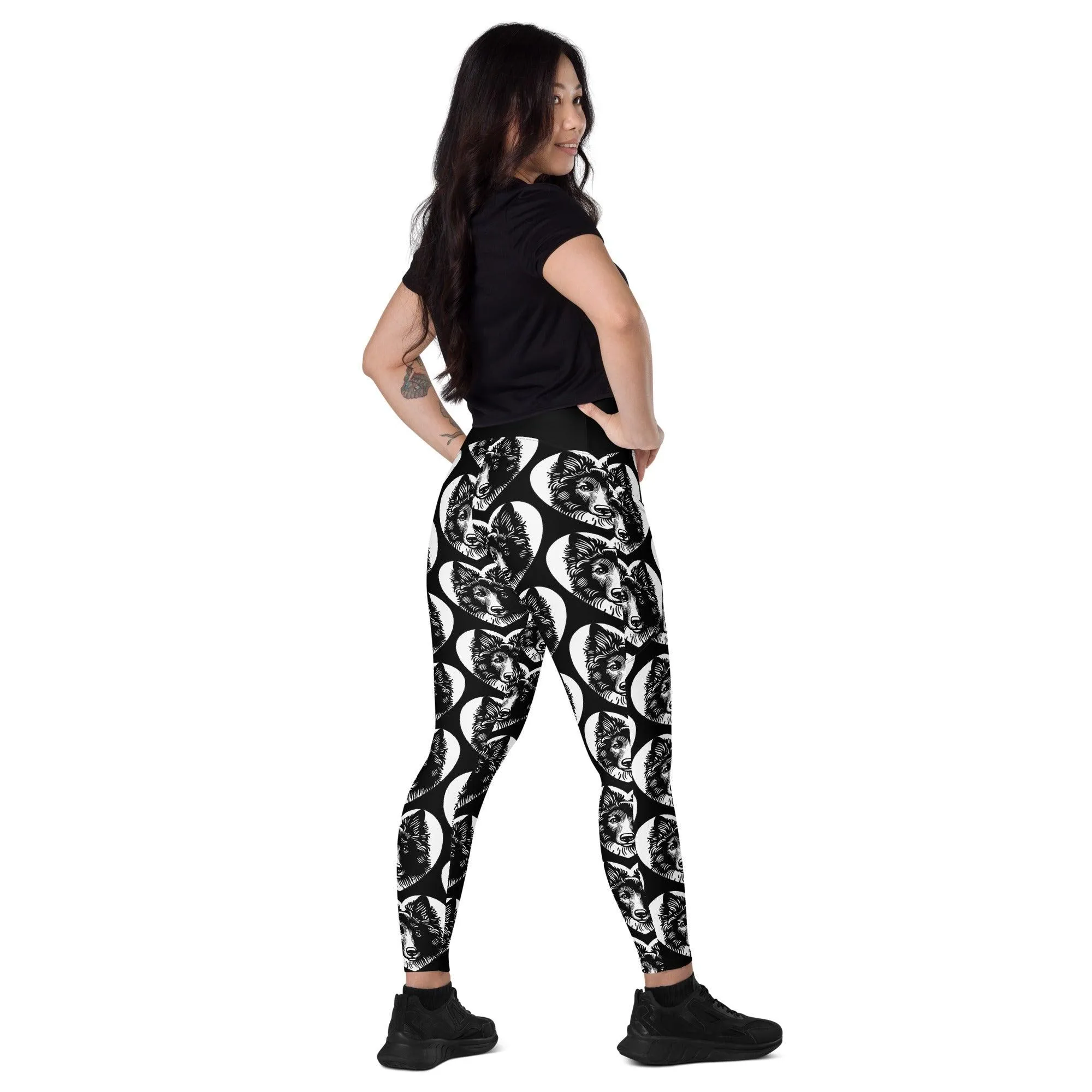DOG BREED LEGGINGS with pockets - MUDI - HERTTAHOUND