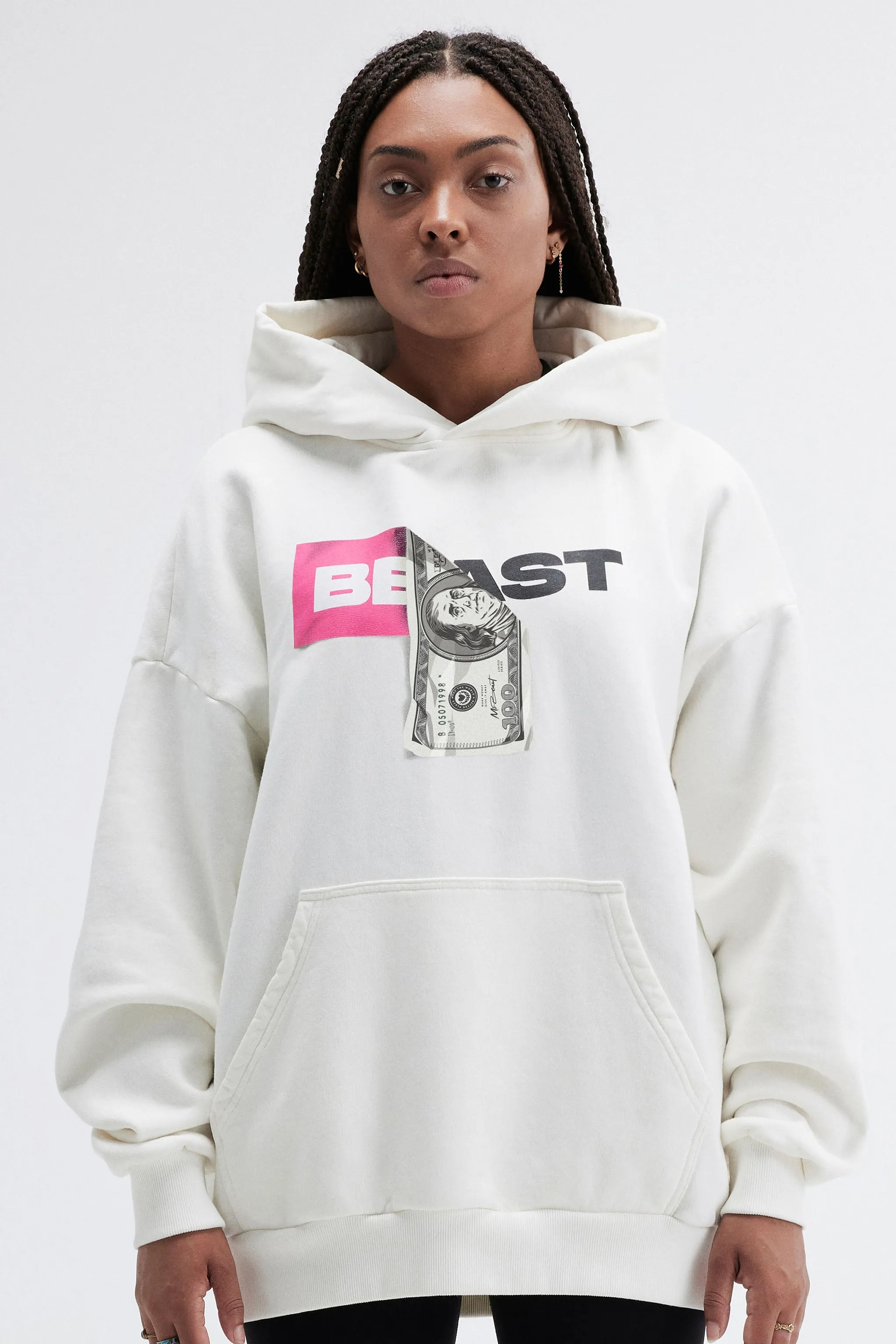 DOLLAR BILL HOODIE - OFF WHITE