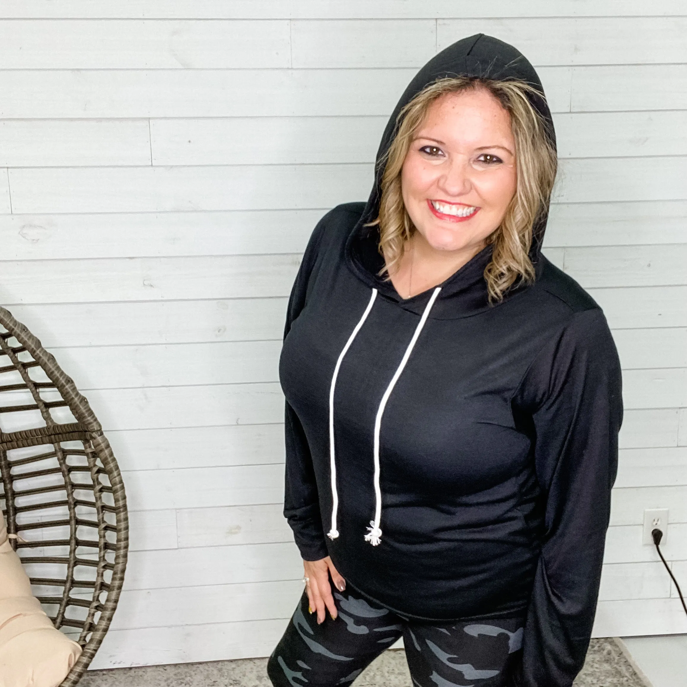 Doorbuster High-Low Relaxed Fit Lightweight Hoodie