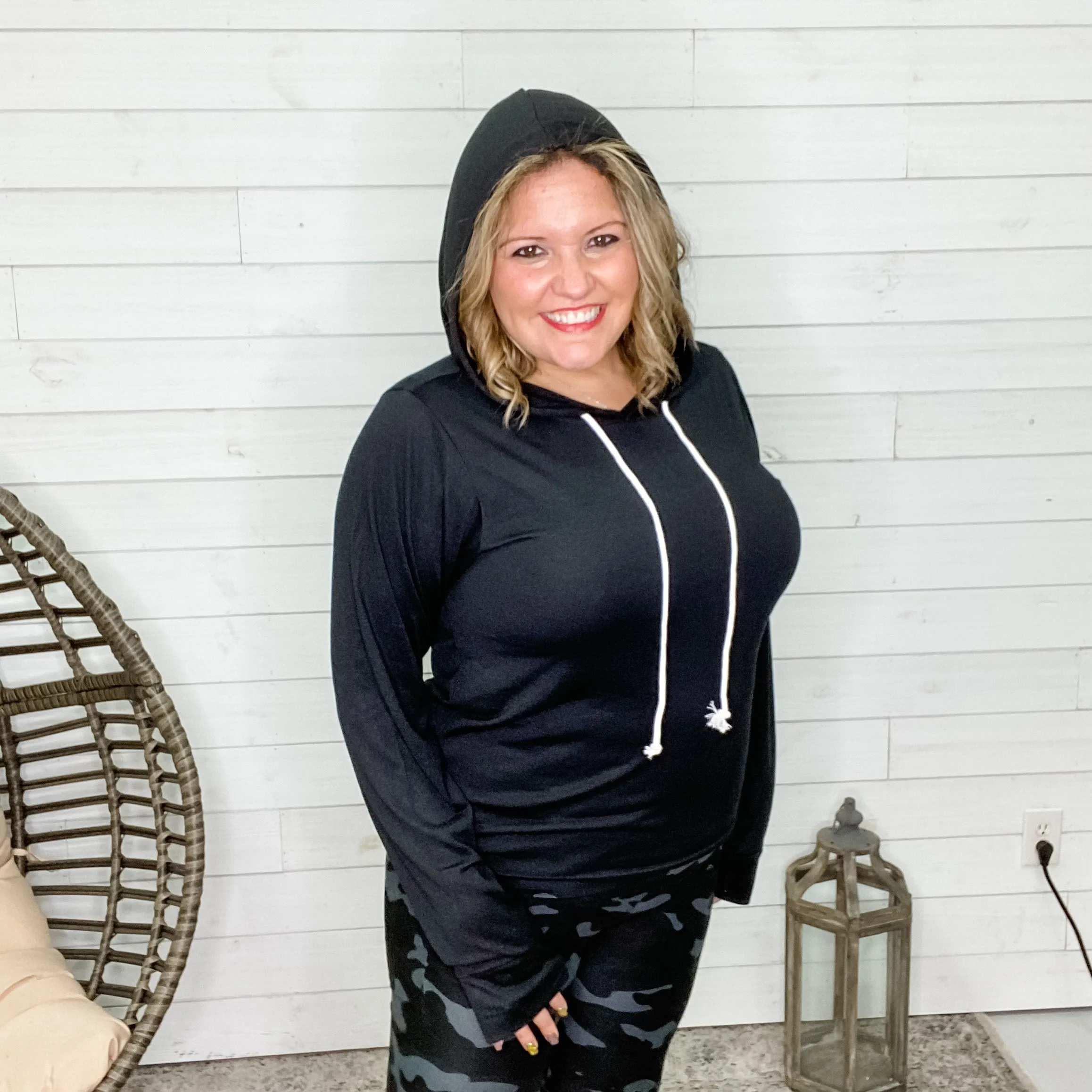 Doorbuster High-Low Relaxed Fit Lightweight Hoodie