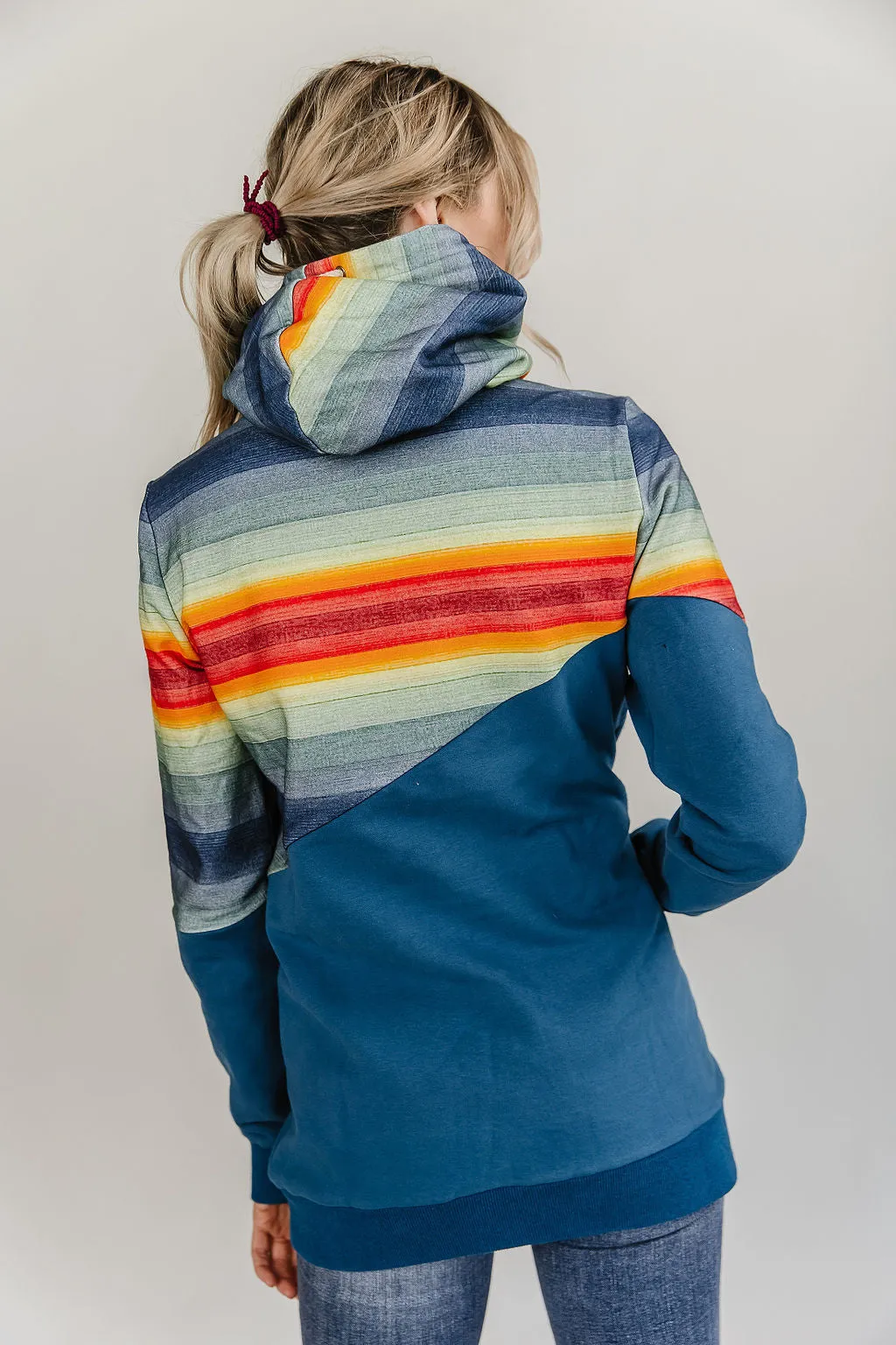 *FINAL SALE* SingleHood Sweatshirt (Here For Blue)