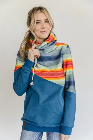 *FINAL SALE* SingleHood Sweatshirt (Here For Blue)