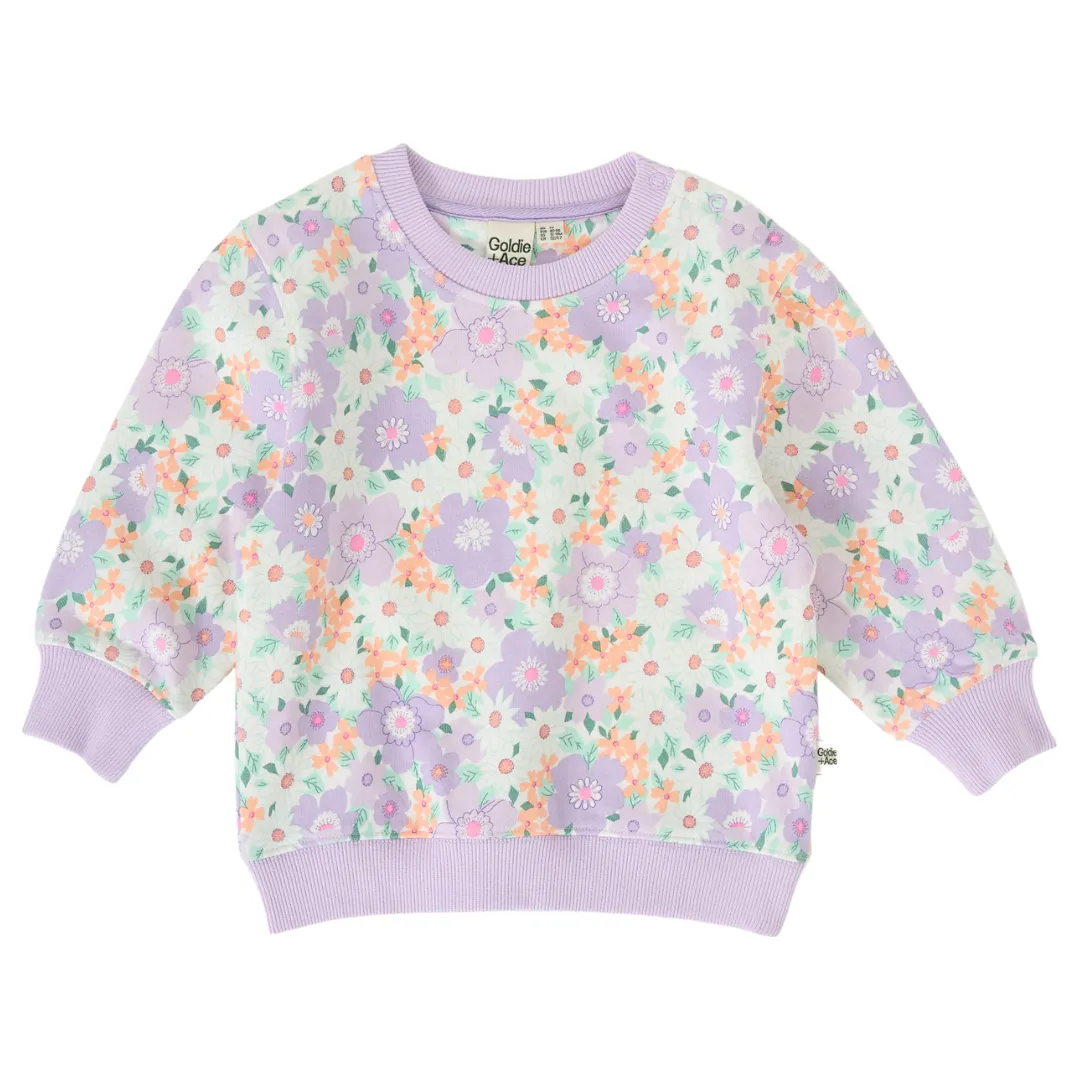 Flora Relaxed Terry Sweater