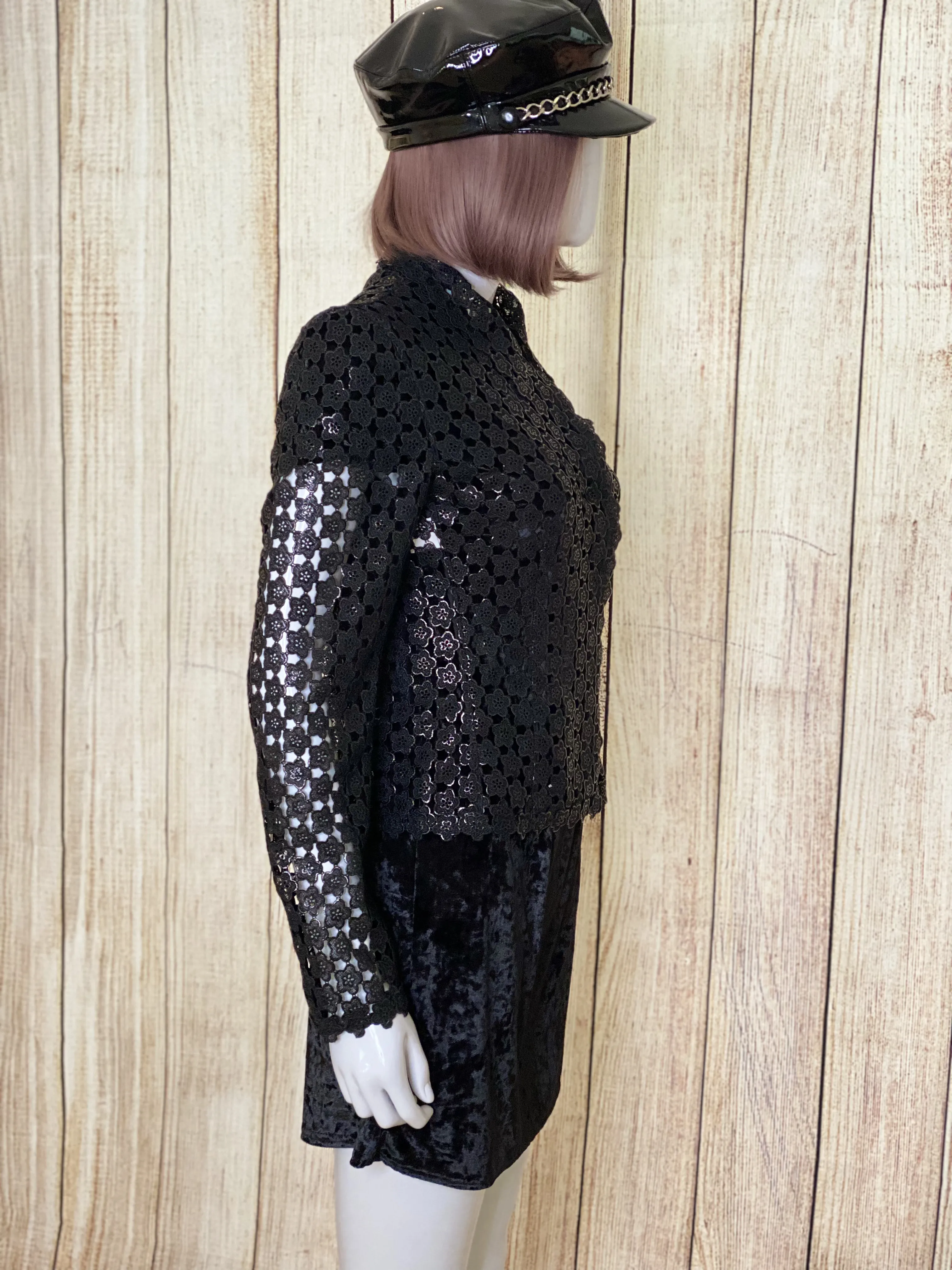 Floral Laser Cut Top