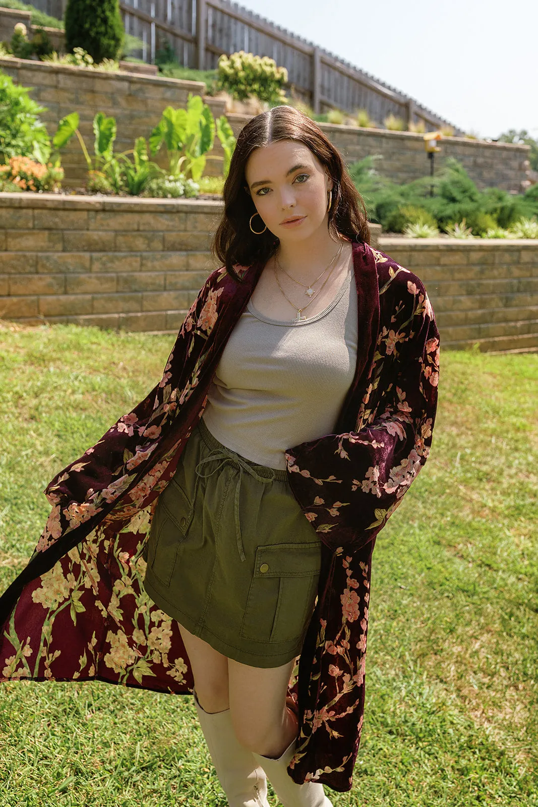 Floral Longline Duster