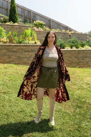 Floral Longline Duster