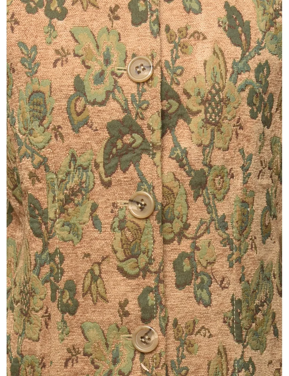 Floral Tapestry Jacket - M