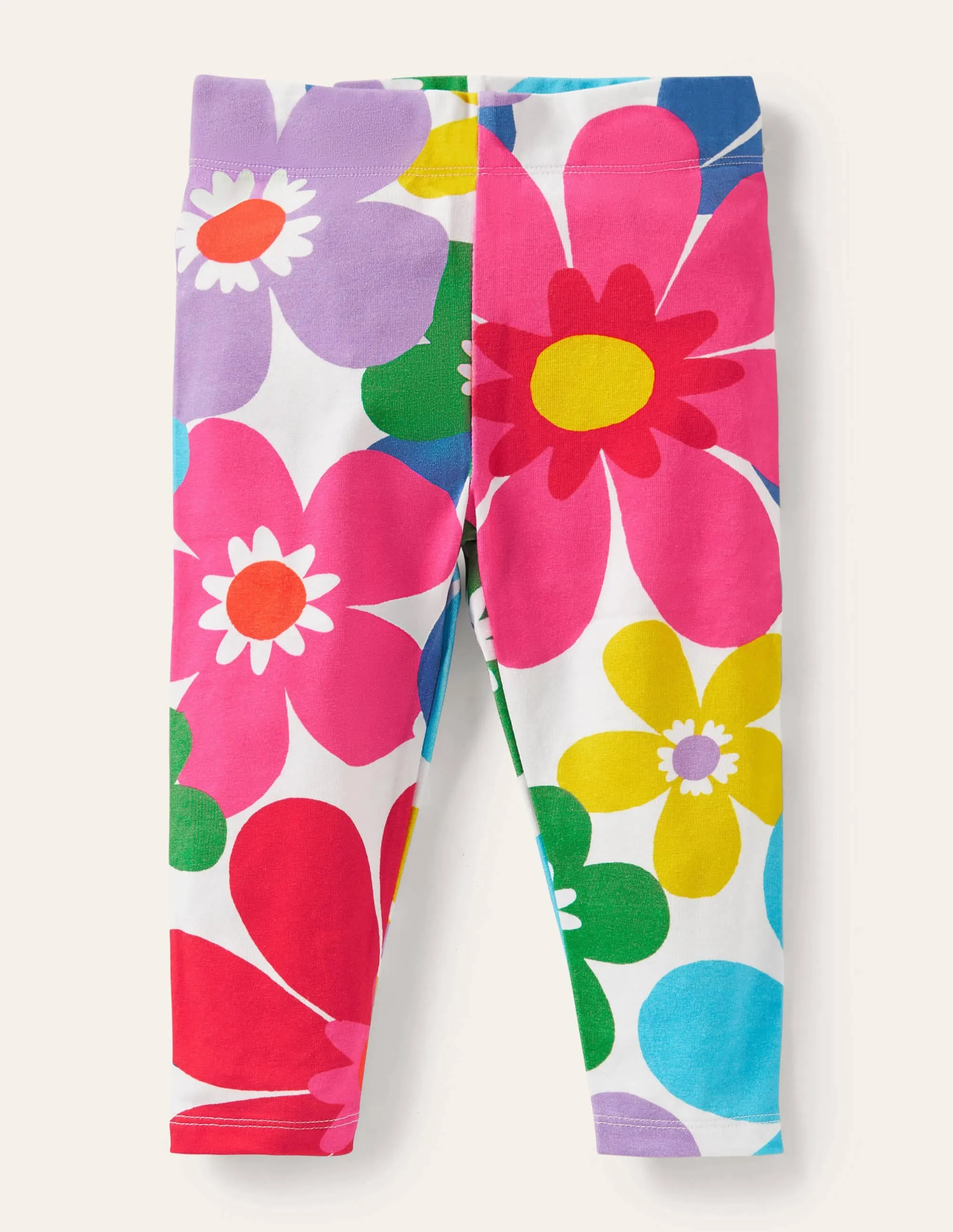Fun Cropped Leggings-Multi Surf Floral