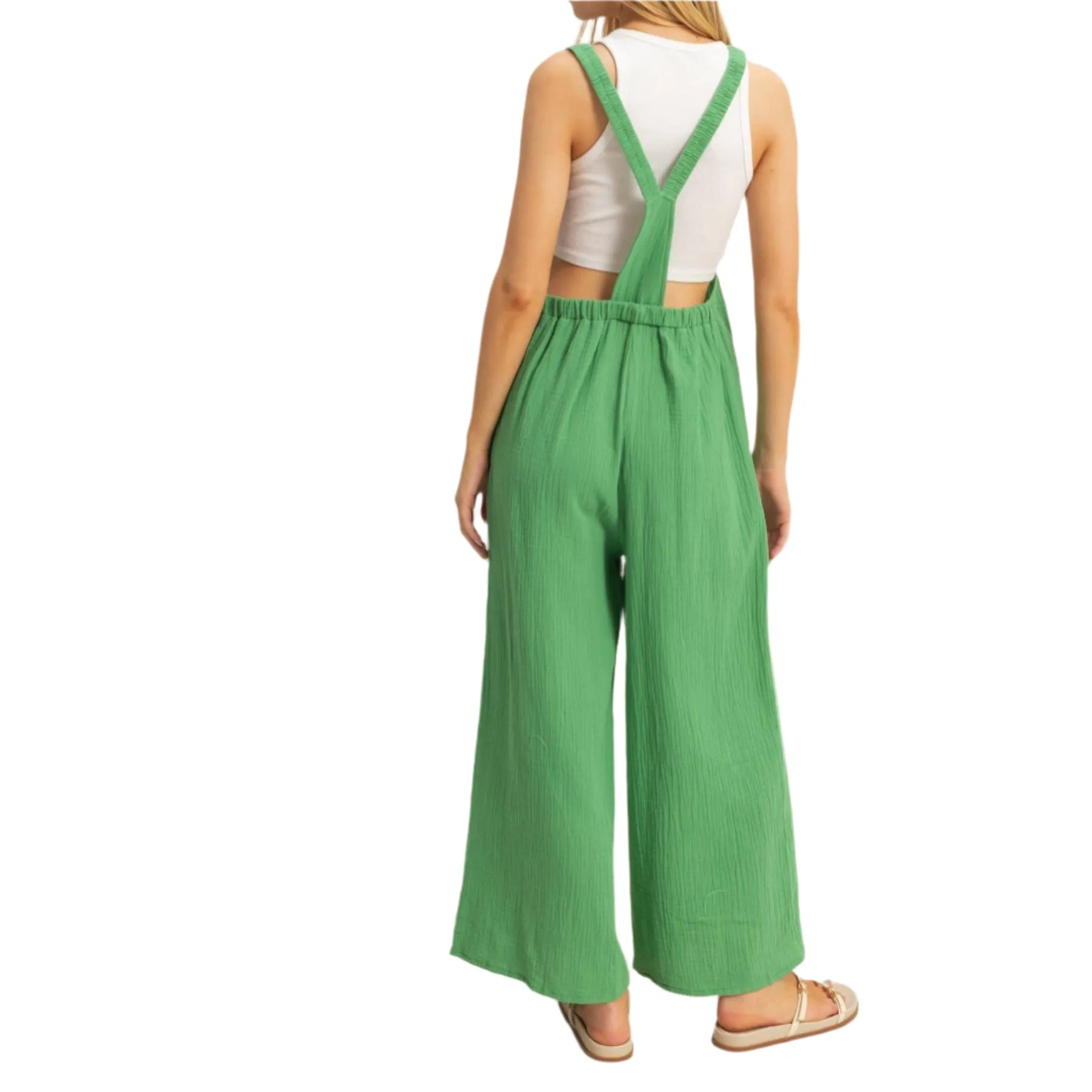 Garden Party Green Overalls