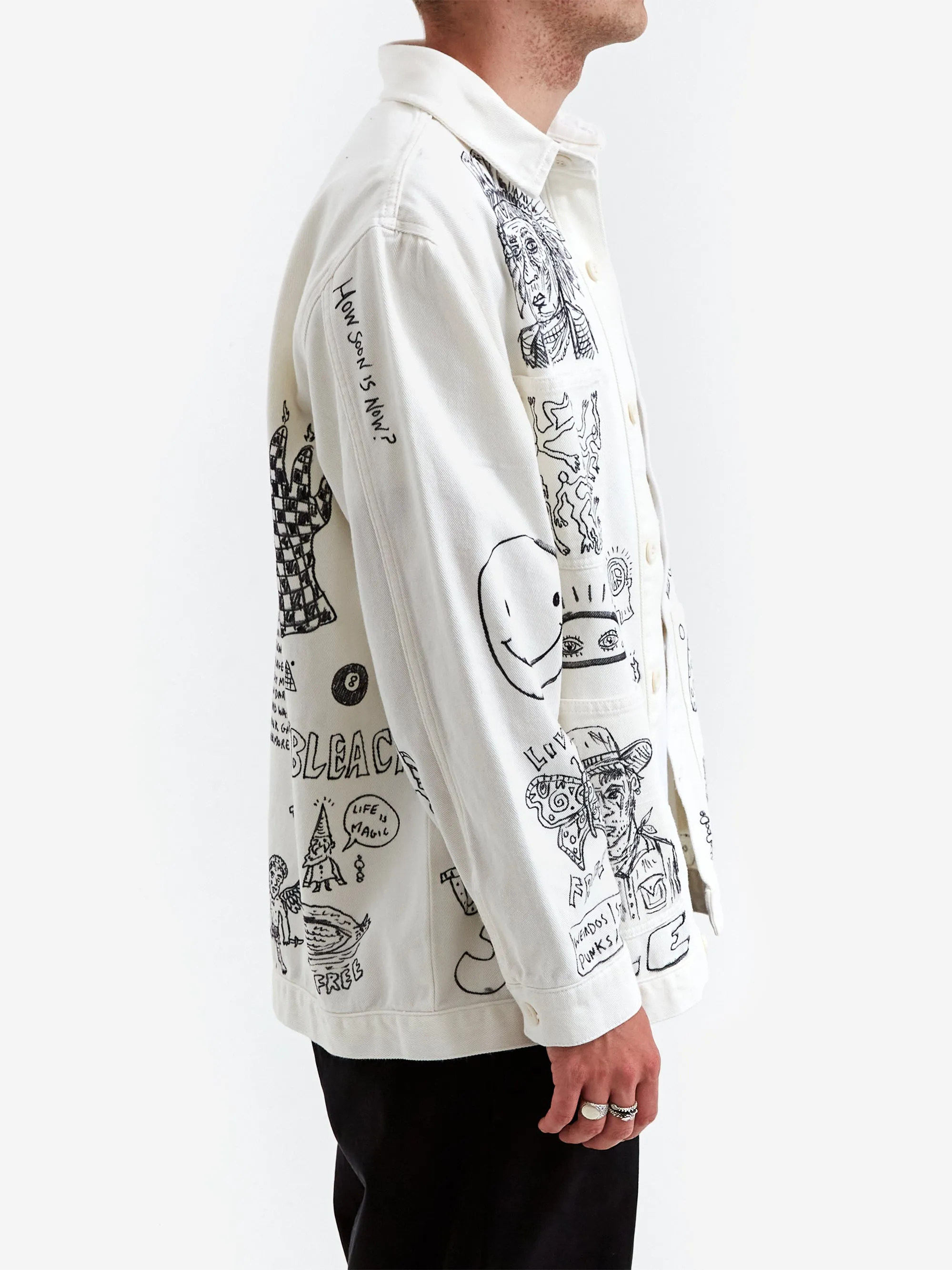 Goodhood x Rebel Yuth Hand Customised Store Worker Jacket - X-Large No 1