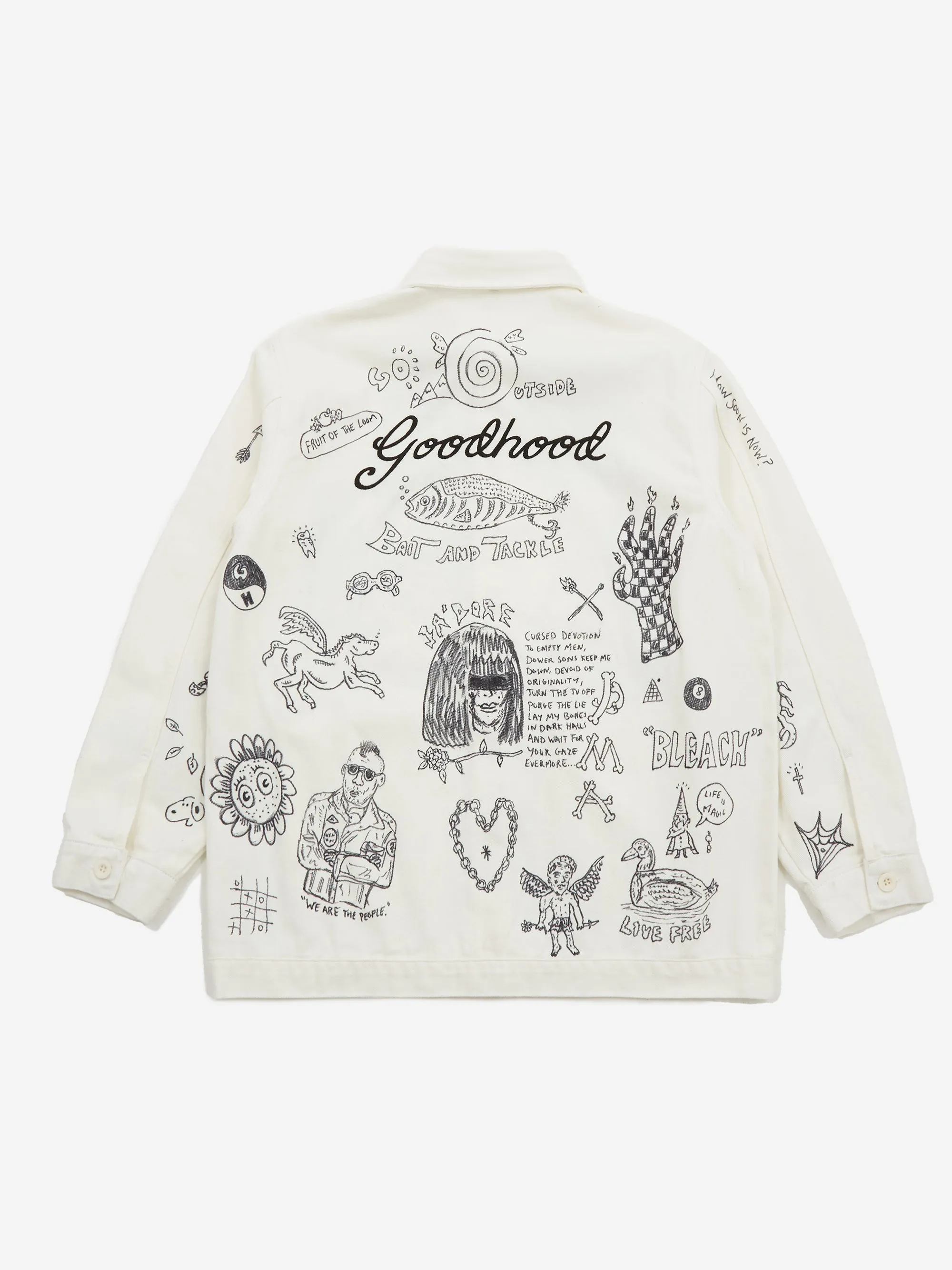 Goodhood x Rebel Yuth Hand Customised Store Worker Jacket - X-Large No 1