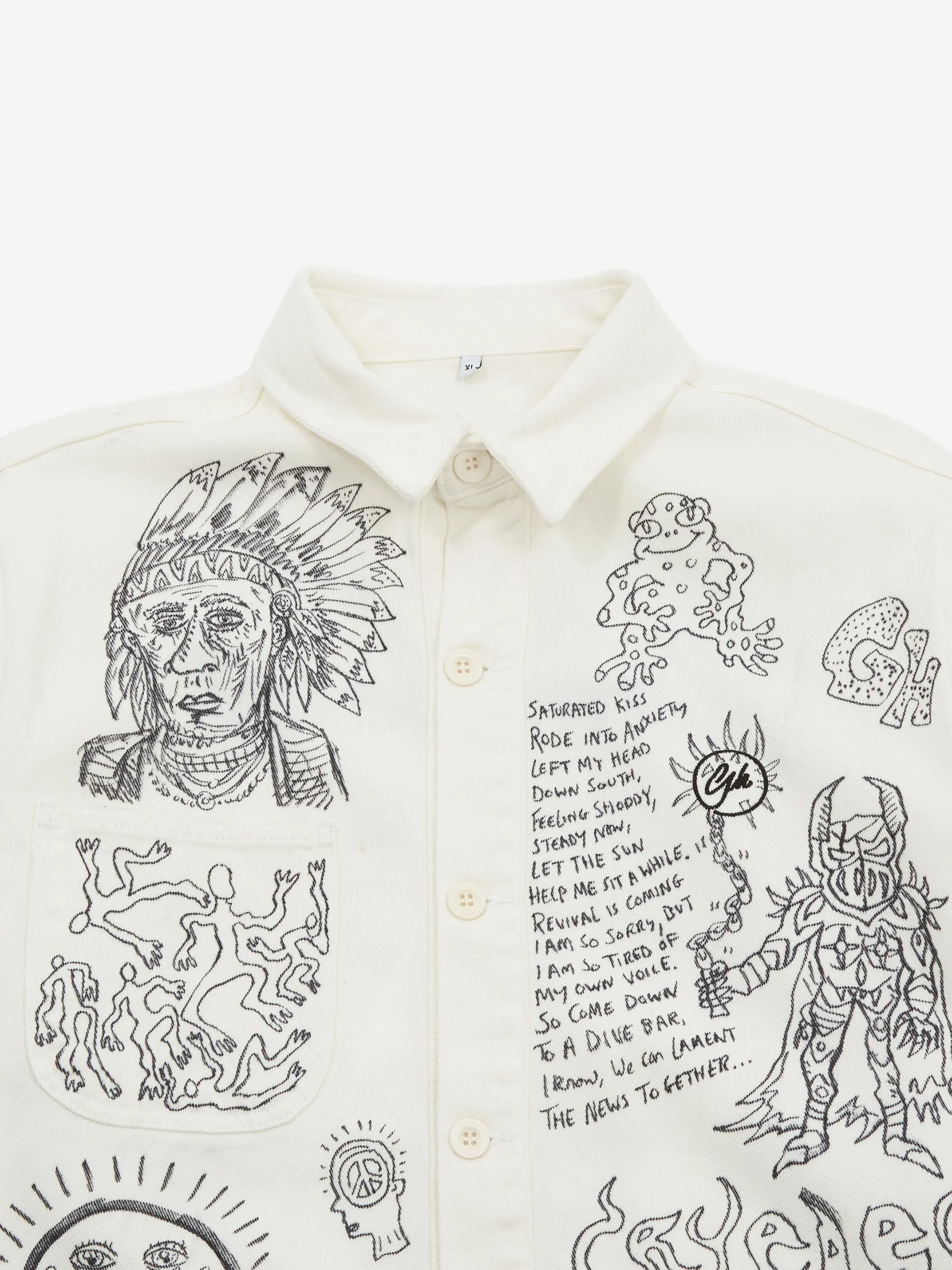 Goodhood x Rebel Yuth Hand Customised Store Worker Jacket - X-Large No 1