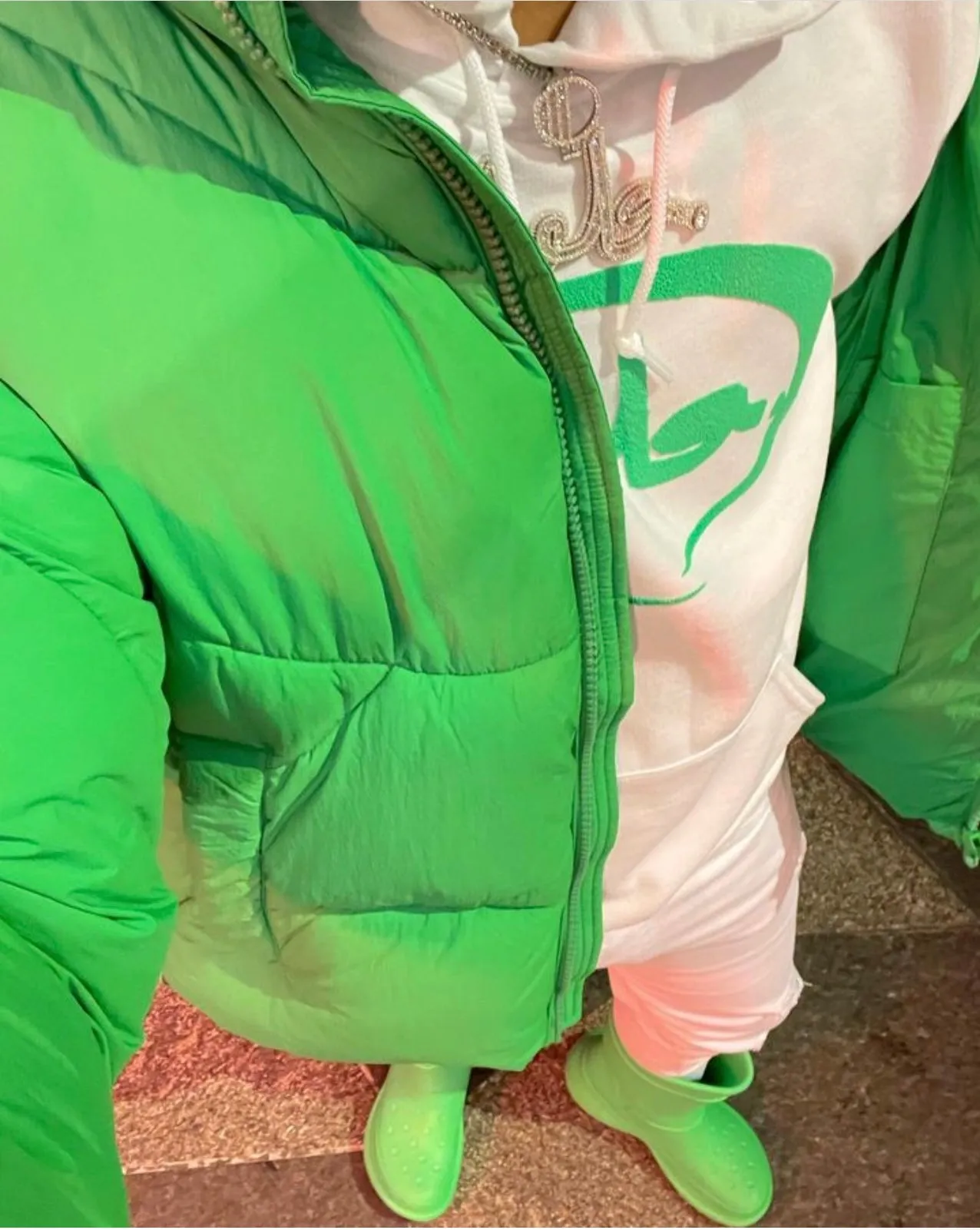 GREENISH HOODIE