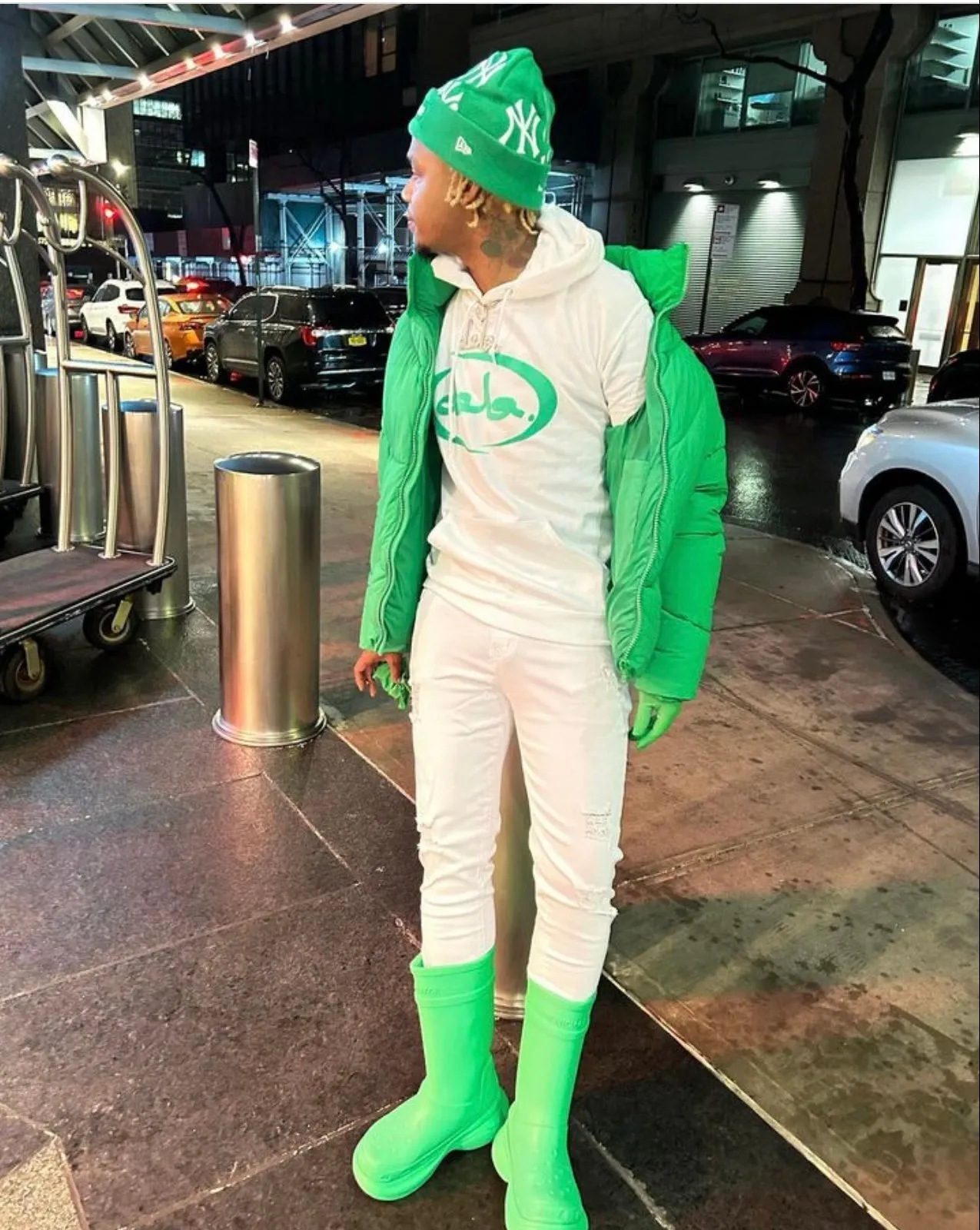 GREENISH HOODIE