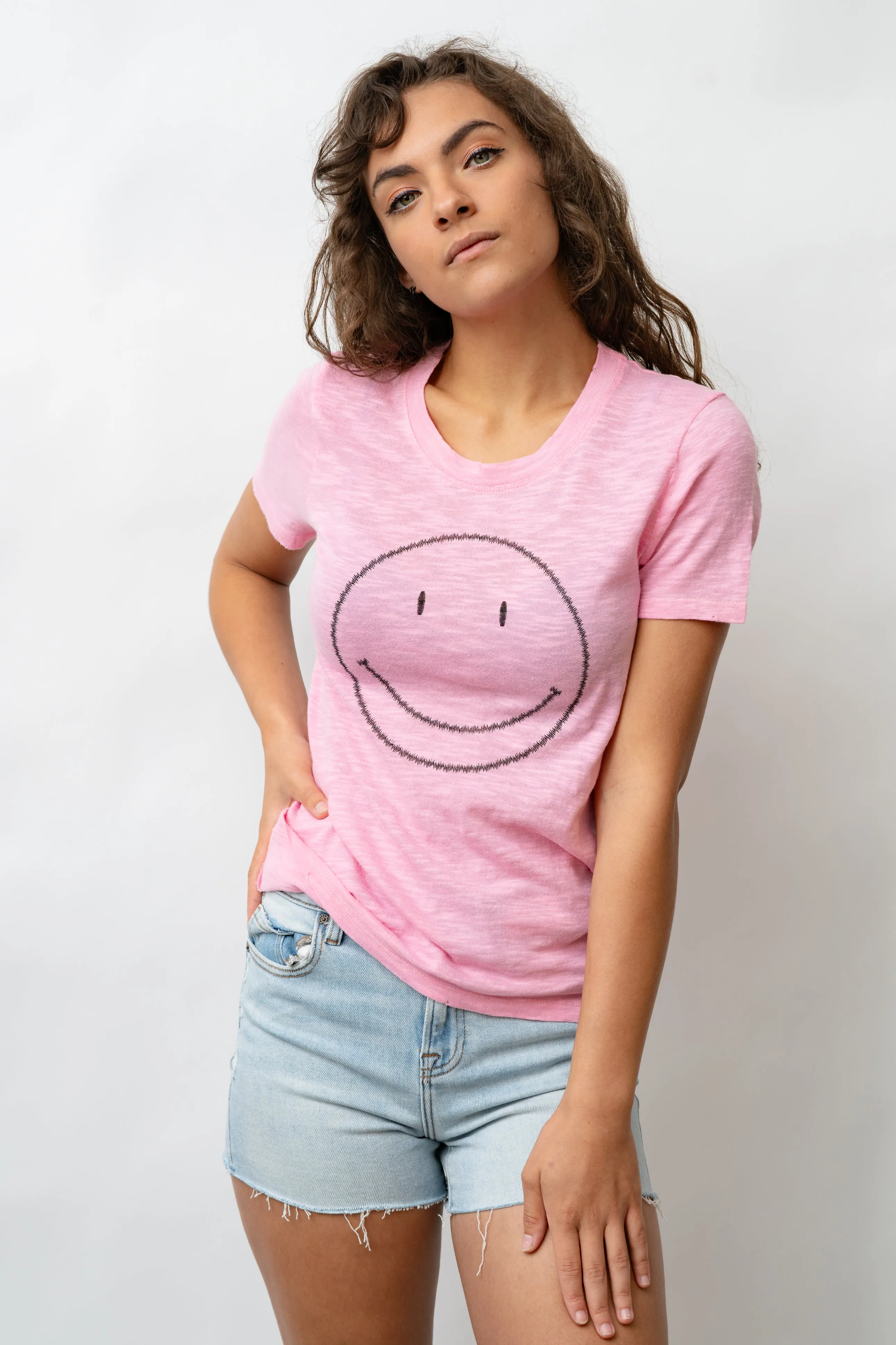 KATE GRAPHIC TEE -Pink