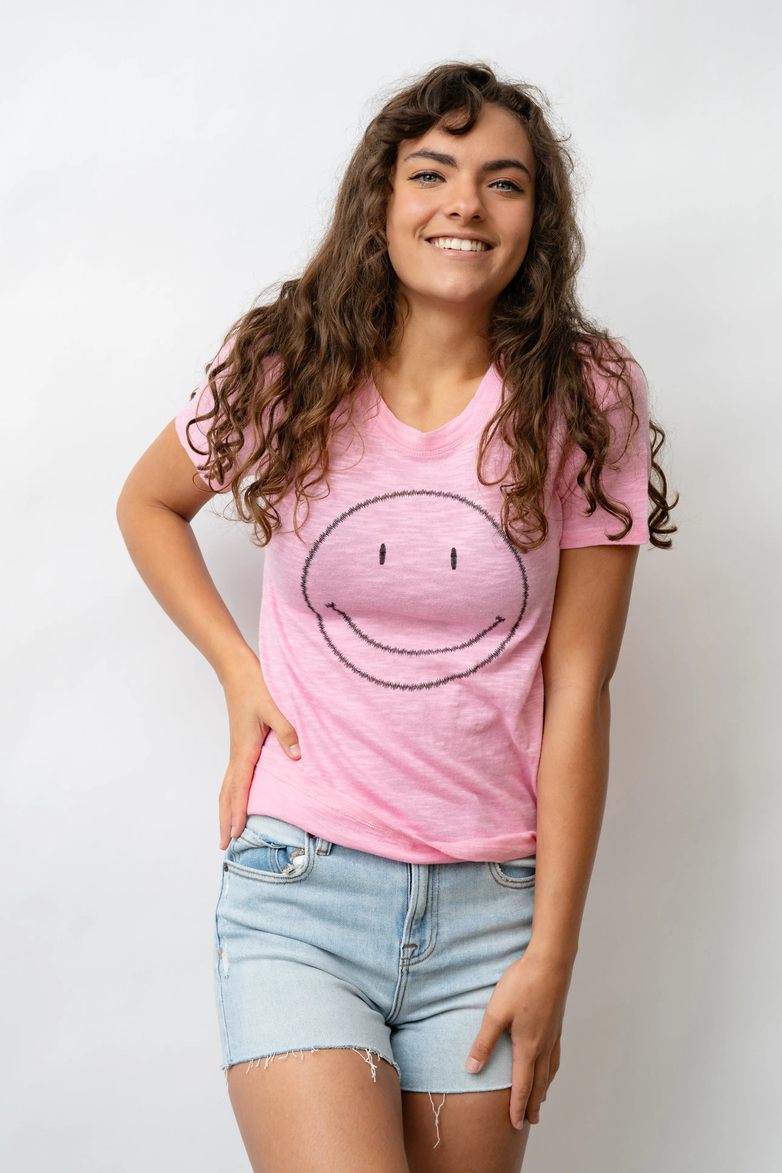 KATE GRAPHIC TEE -Pink