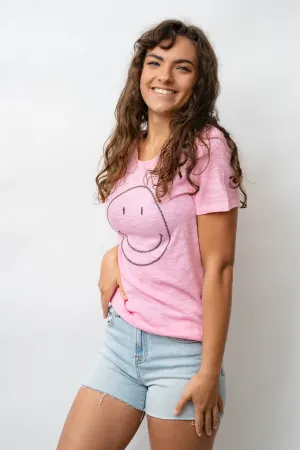 KATE GRAPHIC TEE -Pink