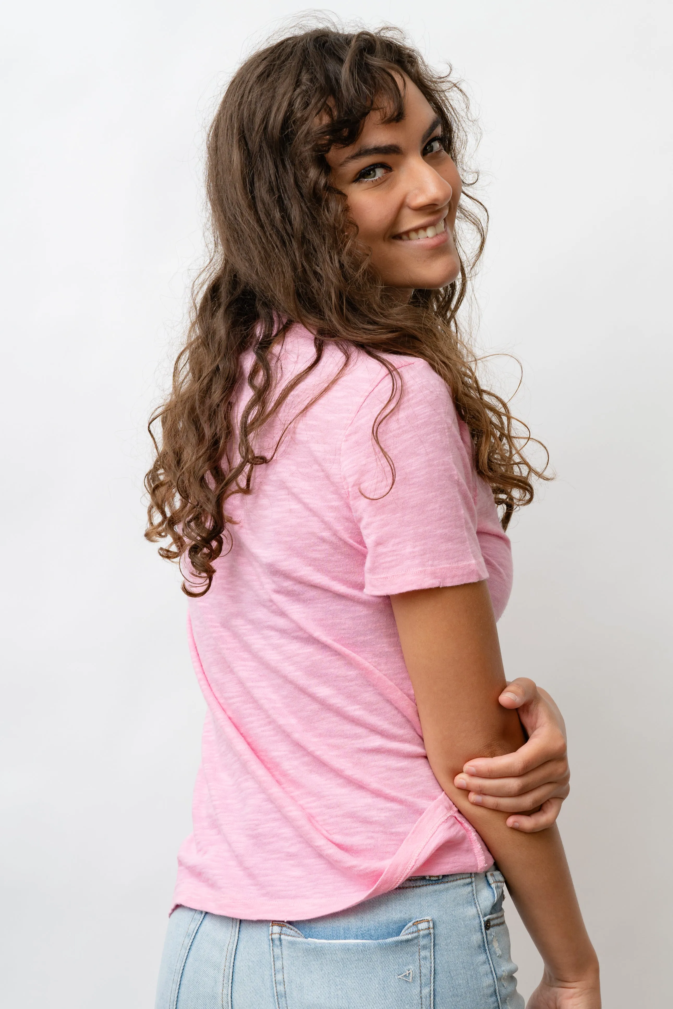 KATE GRAPHIC TEE -Pink