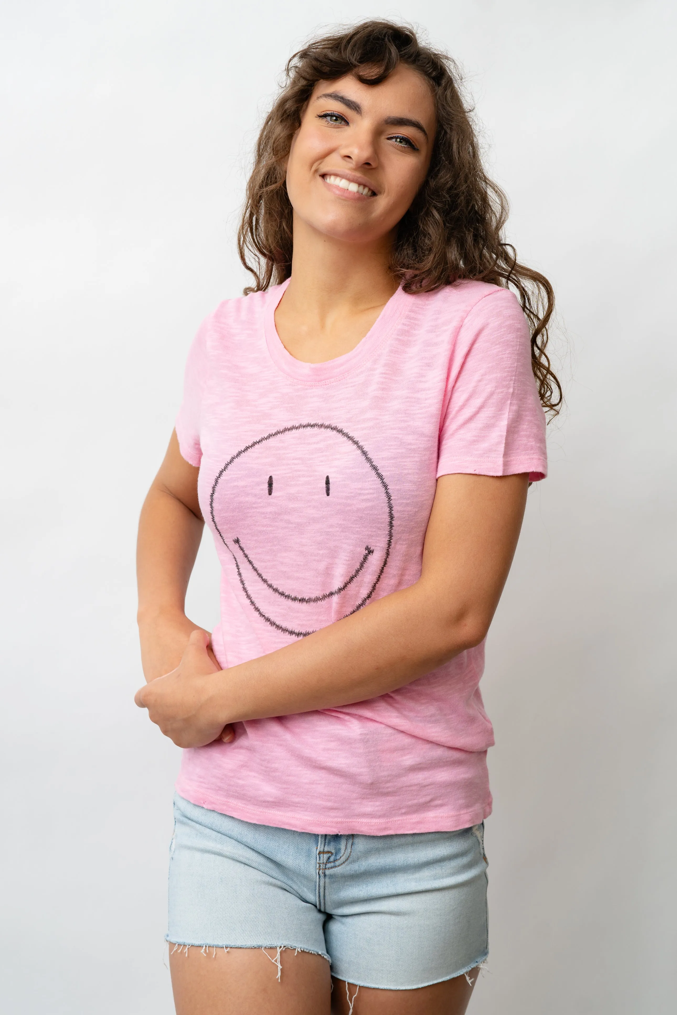 KATE GRAPHIC TEE -Pink