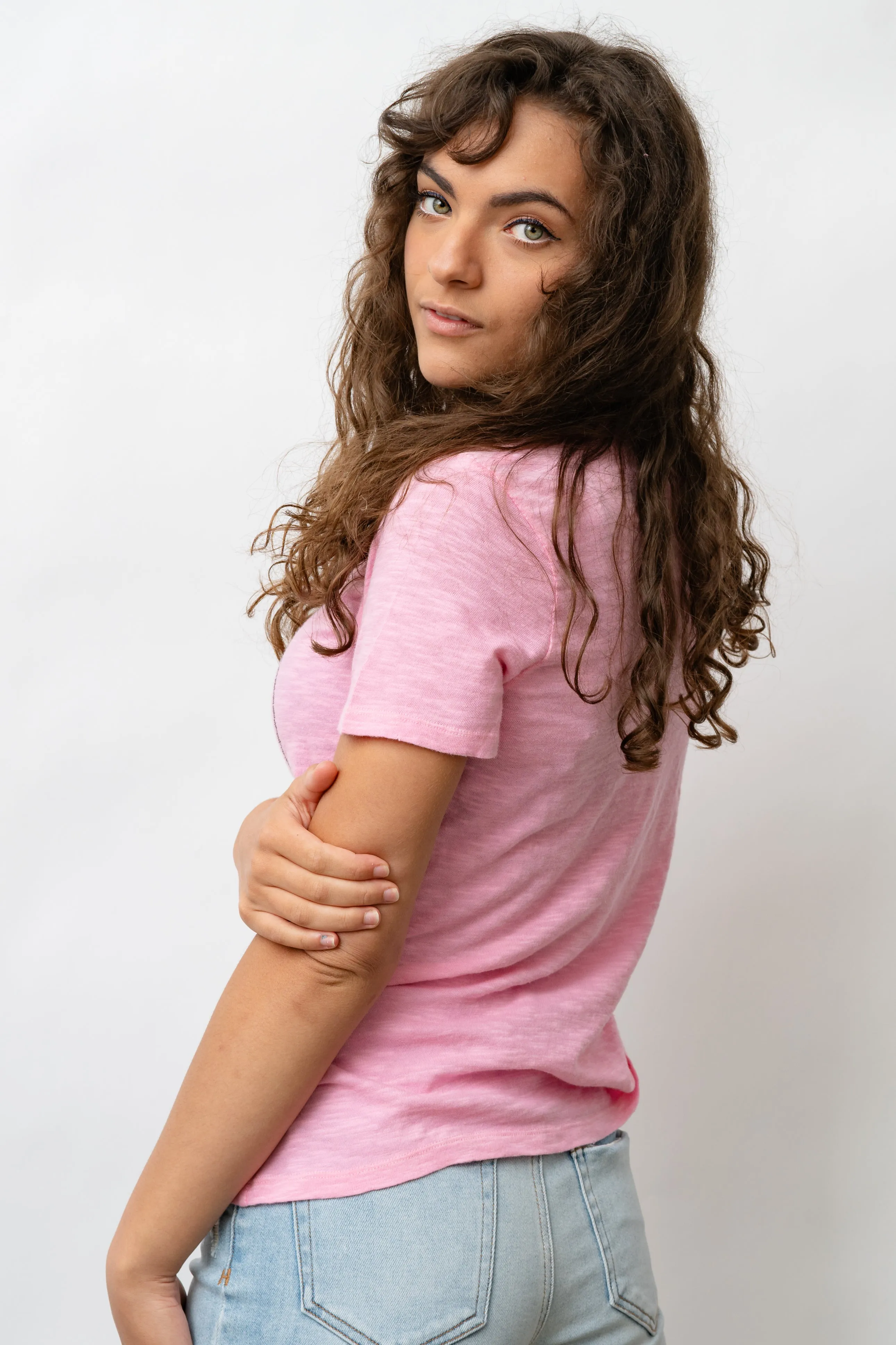KATE GRAPHIC TEE -Pink