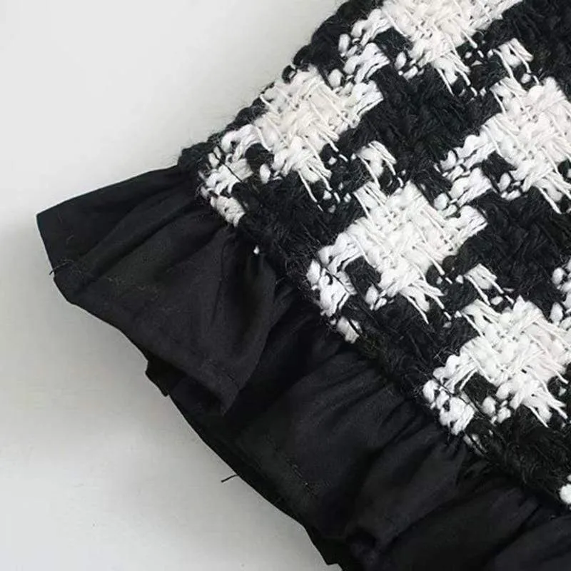 Knitted Crop Sweater Pullover Tops