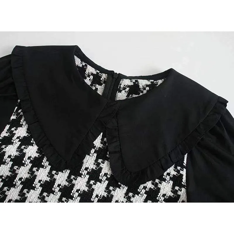 Knitted Crop Sweater Pullover Tops