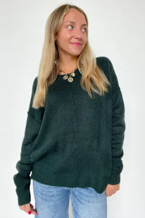 Kyah Front Seam Crewneck Sweater - FINAL SALE