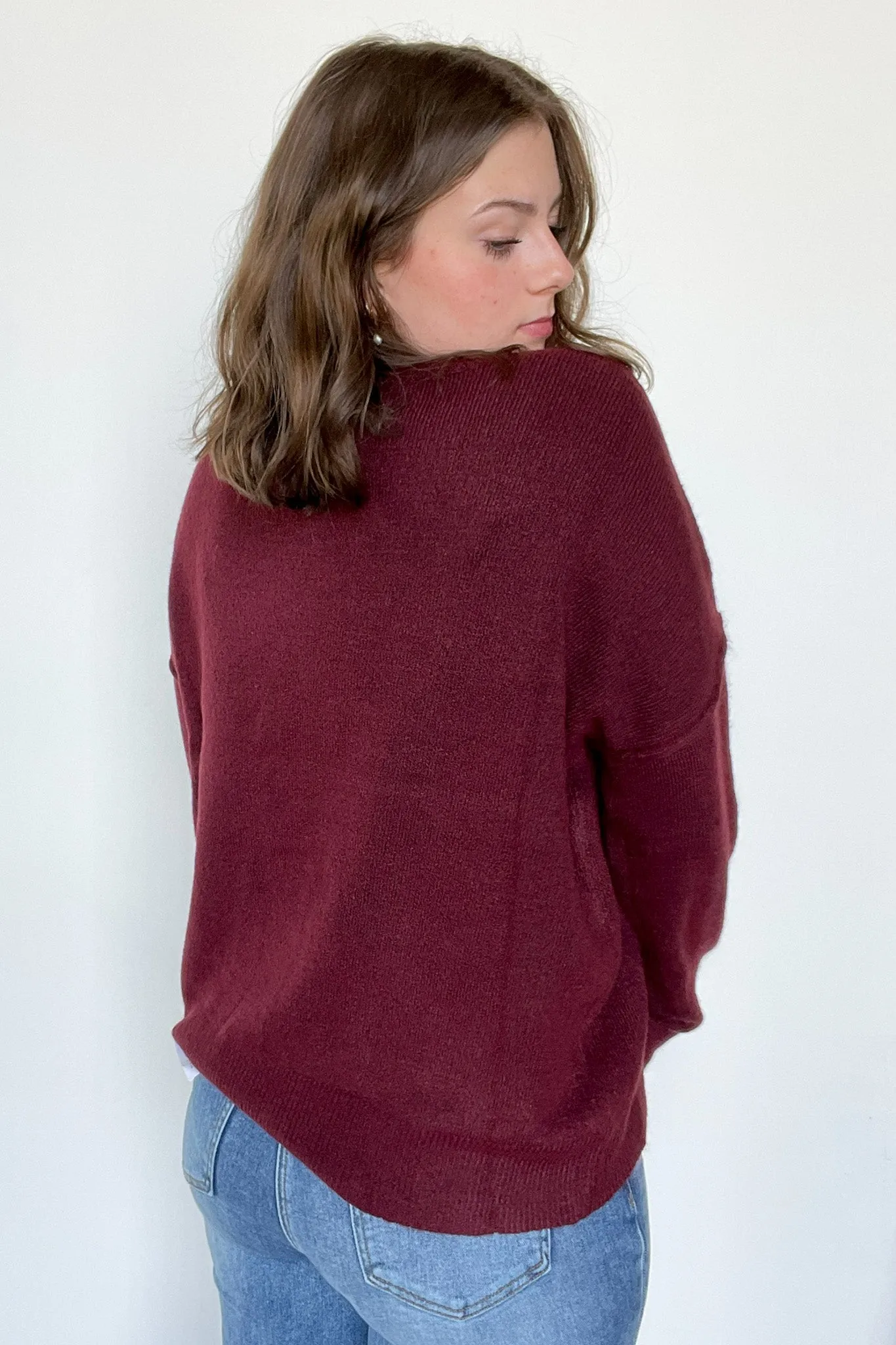 Kyah Front Seam Crewneck Sweater - FINAL SALE